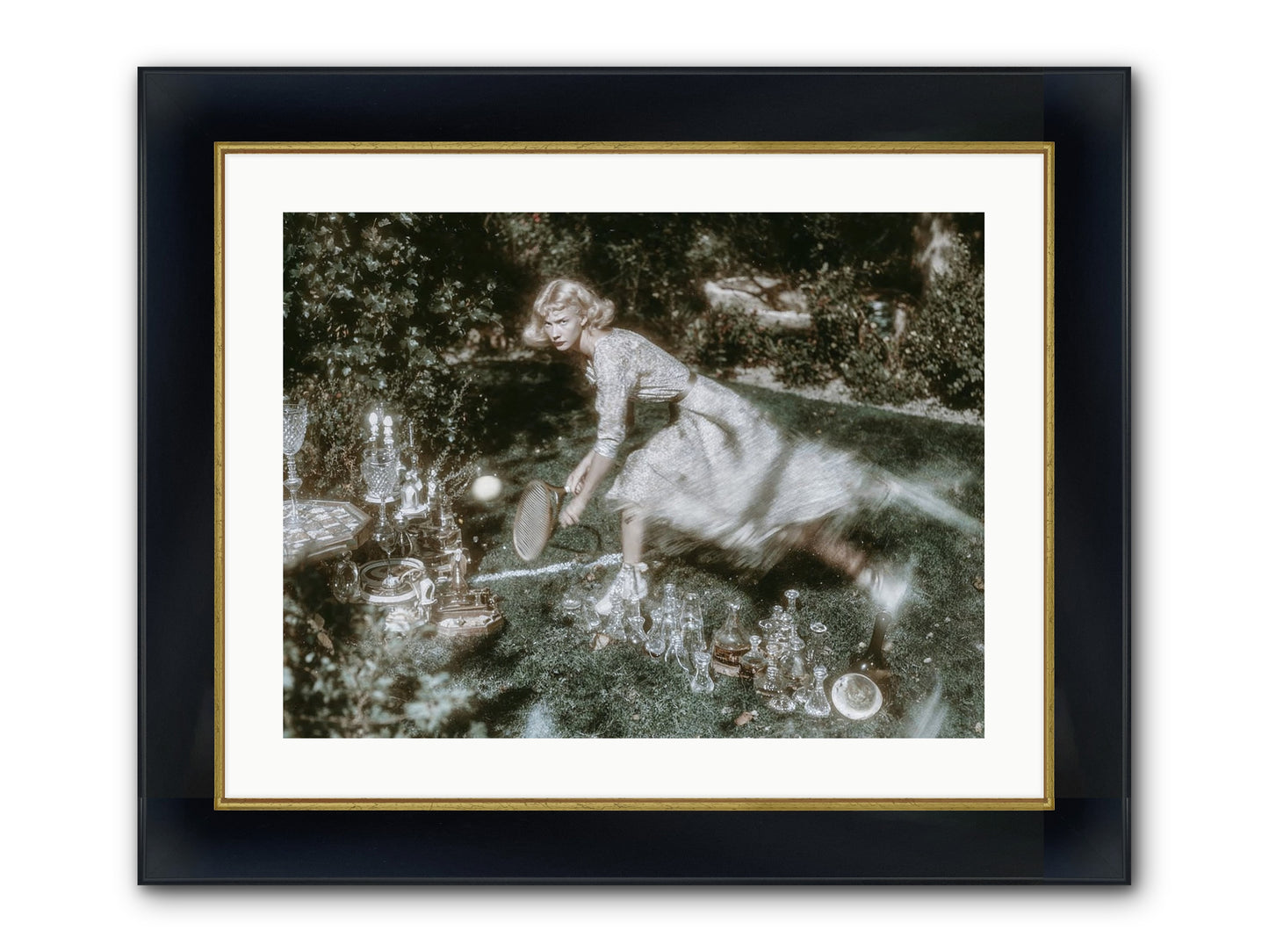 Without Witness Framed Print - Wide Black w/Gold 24x18