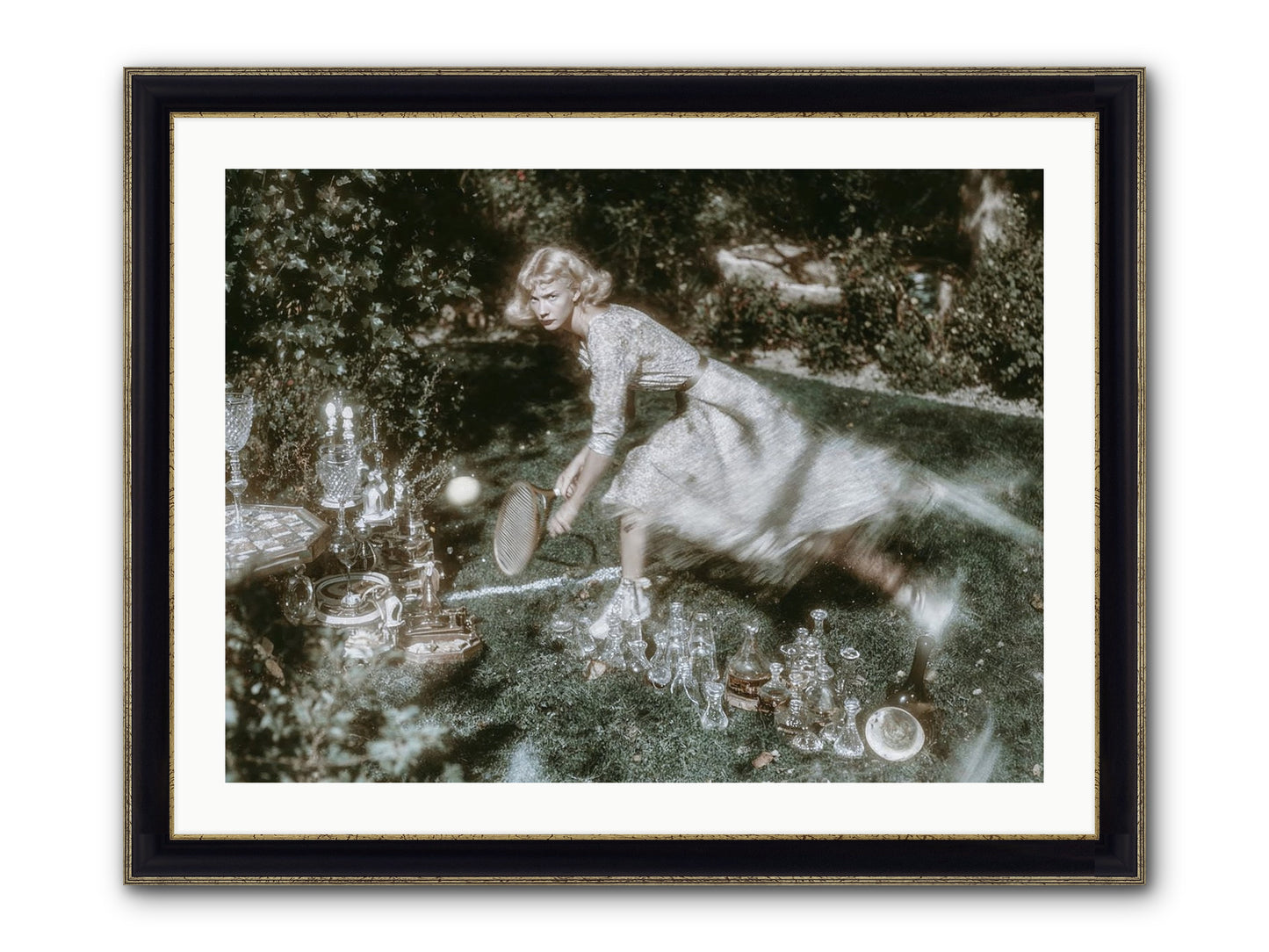 Without Witness Framed Print - Black & Gold 32x24