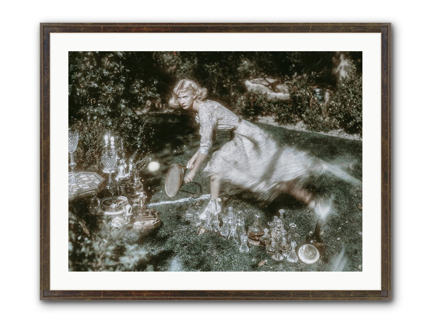 Without Witness Framed Print - Slimwoods Black/Gold 32x24