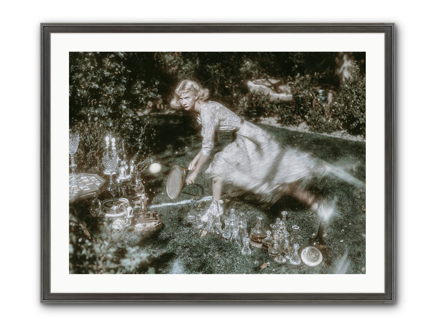 Without Witness Framed Print - Slimwoods Black/Silver 32x24