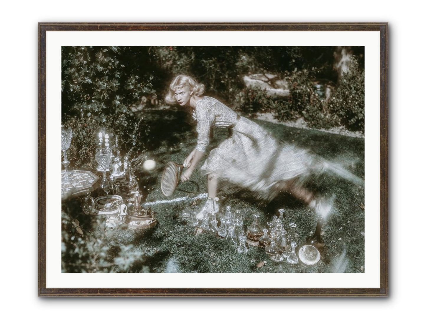 Without Witness Framed Print - Slimwoods Black/Gold 40x30