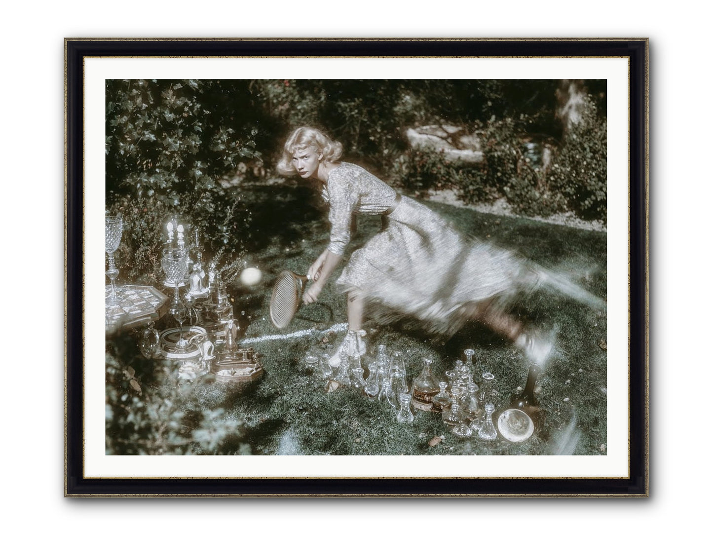 Without Witness Framed Print - Black & Gold 48x36