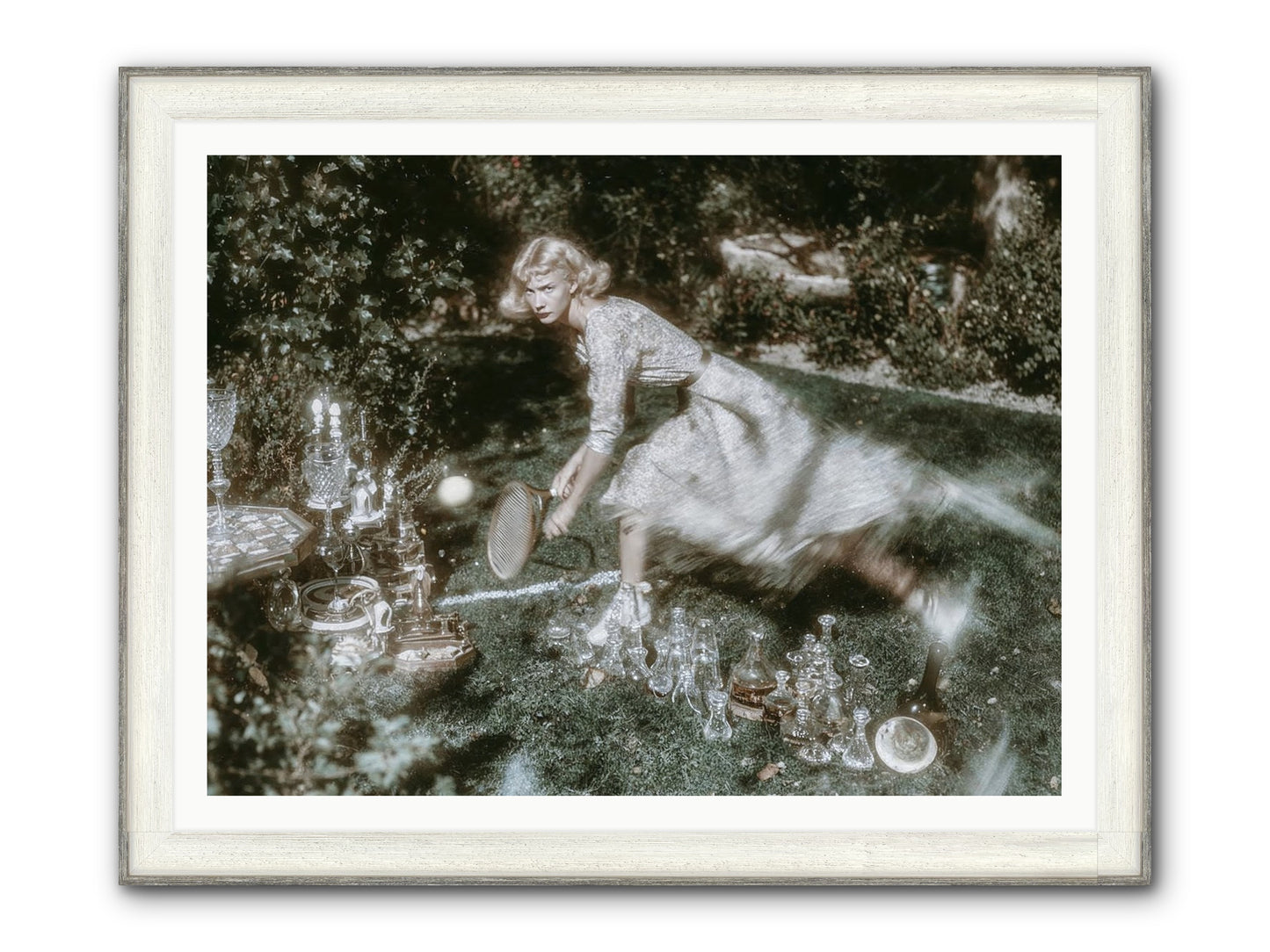 Without Witness Framed Print - Driftwood White 48x36