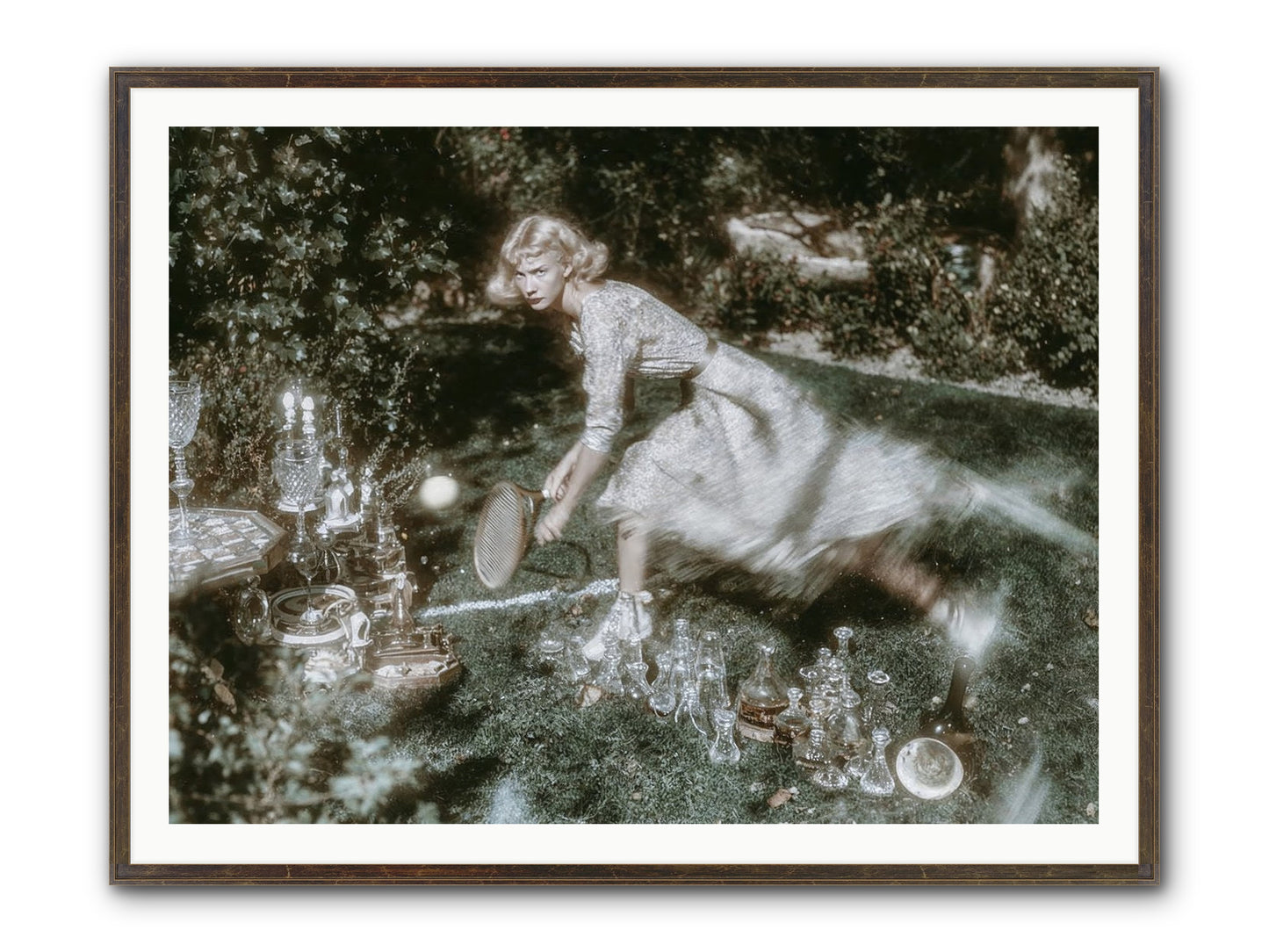 Without Witness Framed Print - Slimwoods Black/Gold 48x36