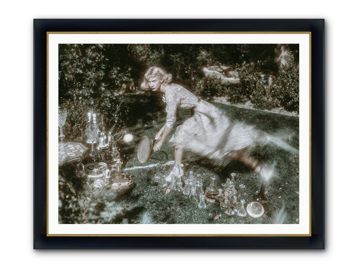 Without Witness Framed Print - Wide Black w/Gold 48x36