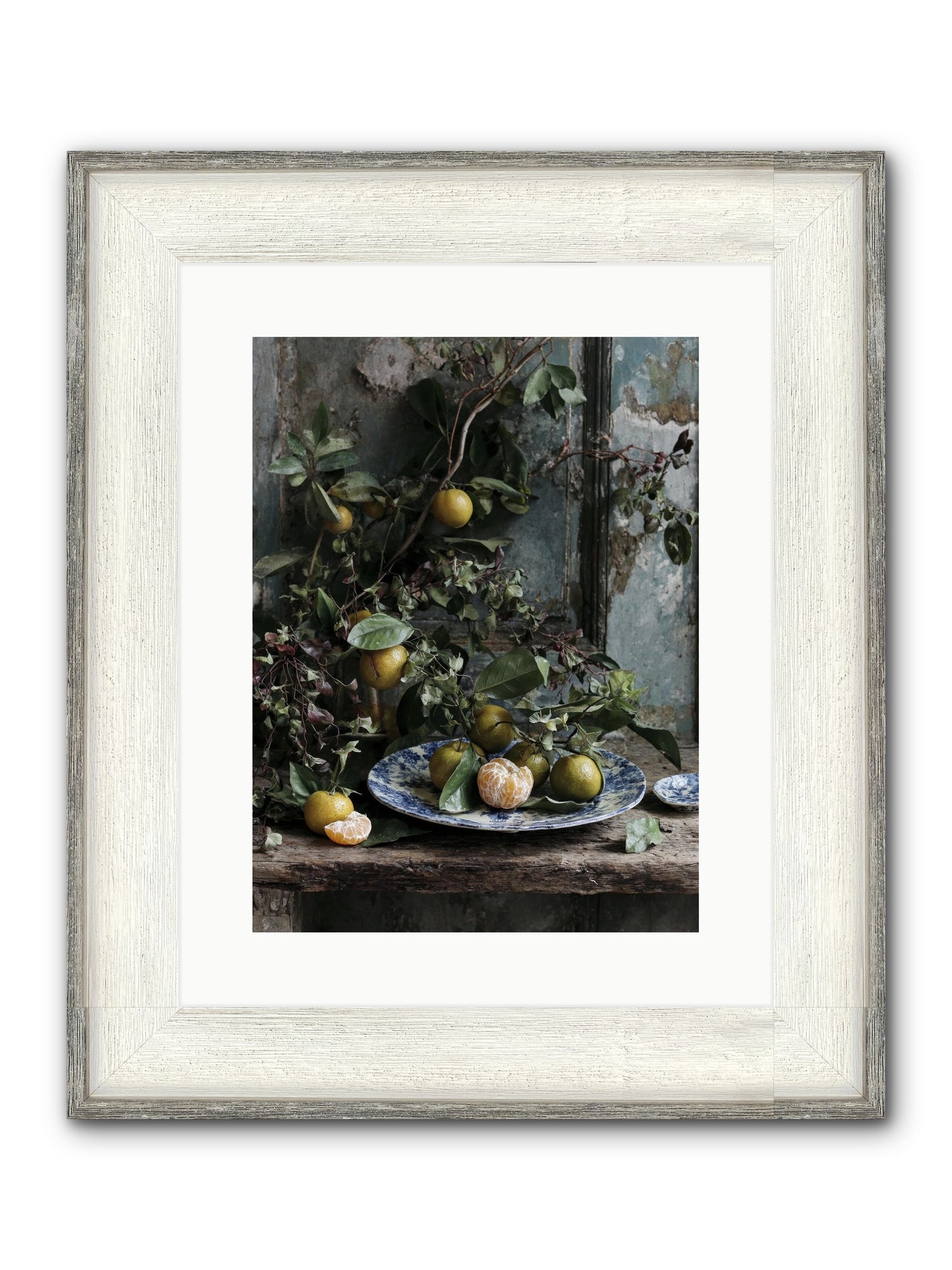 Wonderful Things Framed Print - Driftwood White 12x16
