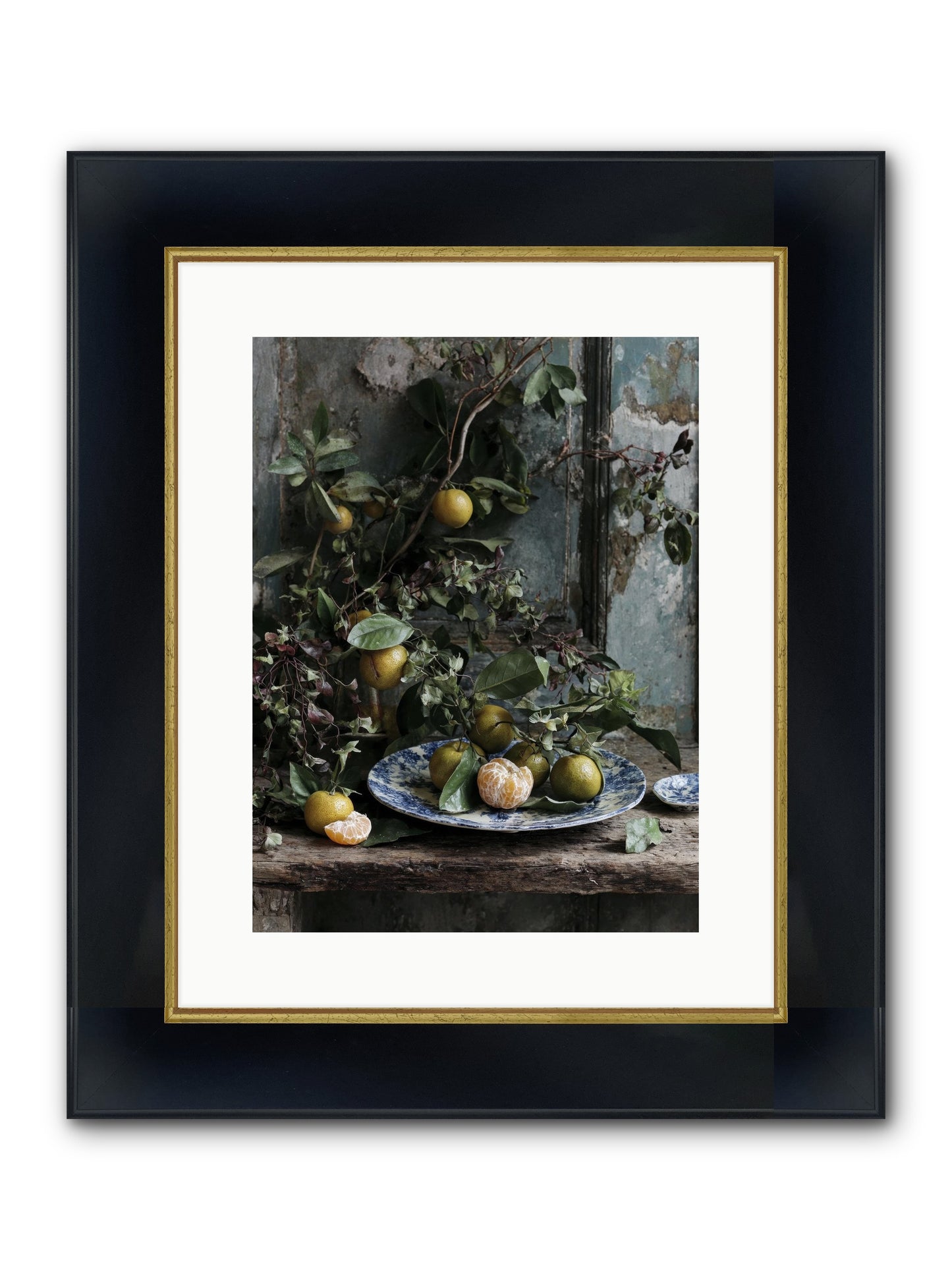 Wonderful Things Framed Print - Wide Black w/Gold 12x16