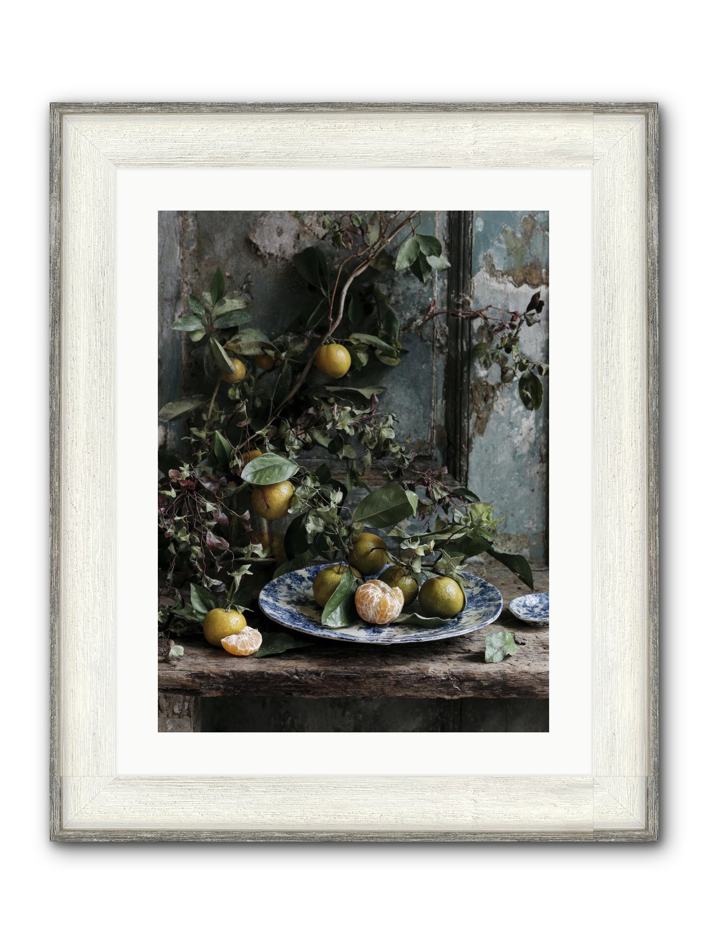 Wonderful Things Framed Print - Driftwood White 18x24
