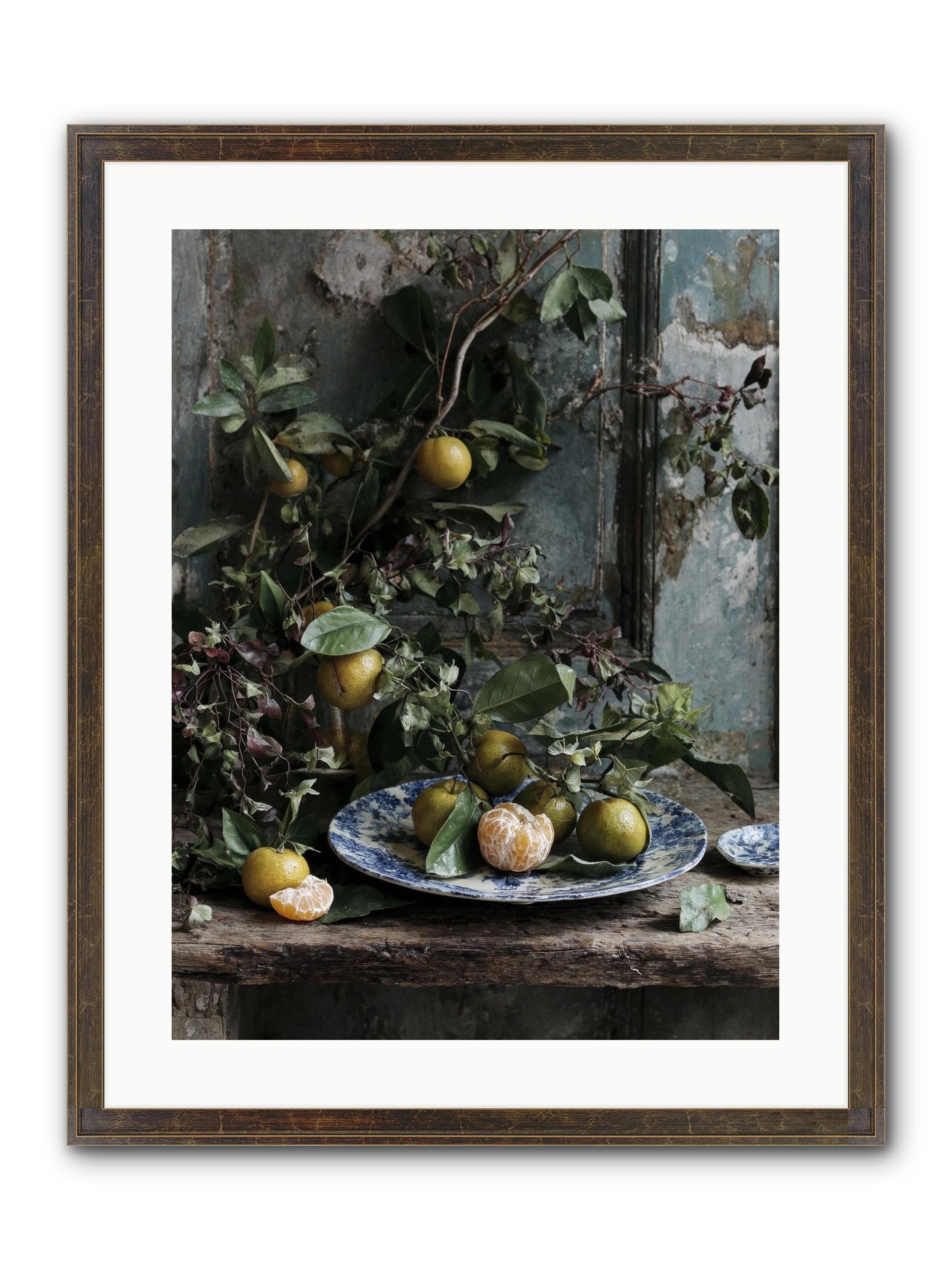 Wonderful Things Framed Print - Slimwoods Black/Gold 18x24