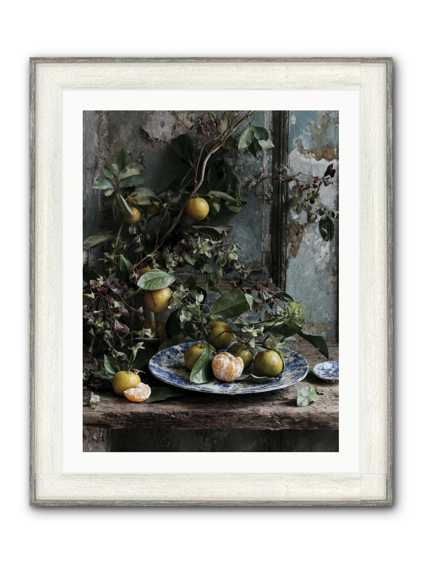 Wonderful Things Framed Print - Driftwood White 24x32