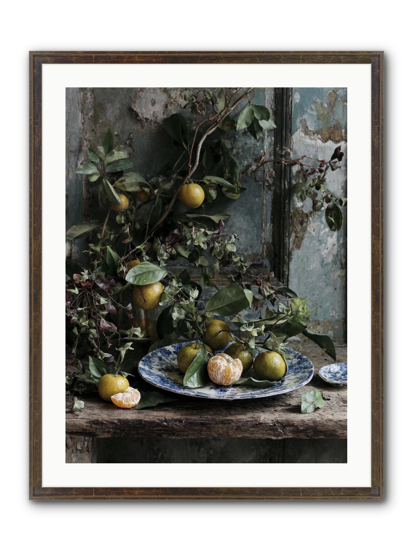Wonderful Things Framed Print - Slimwoods Black/Gold 24x32