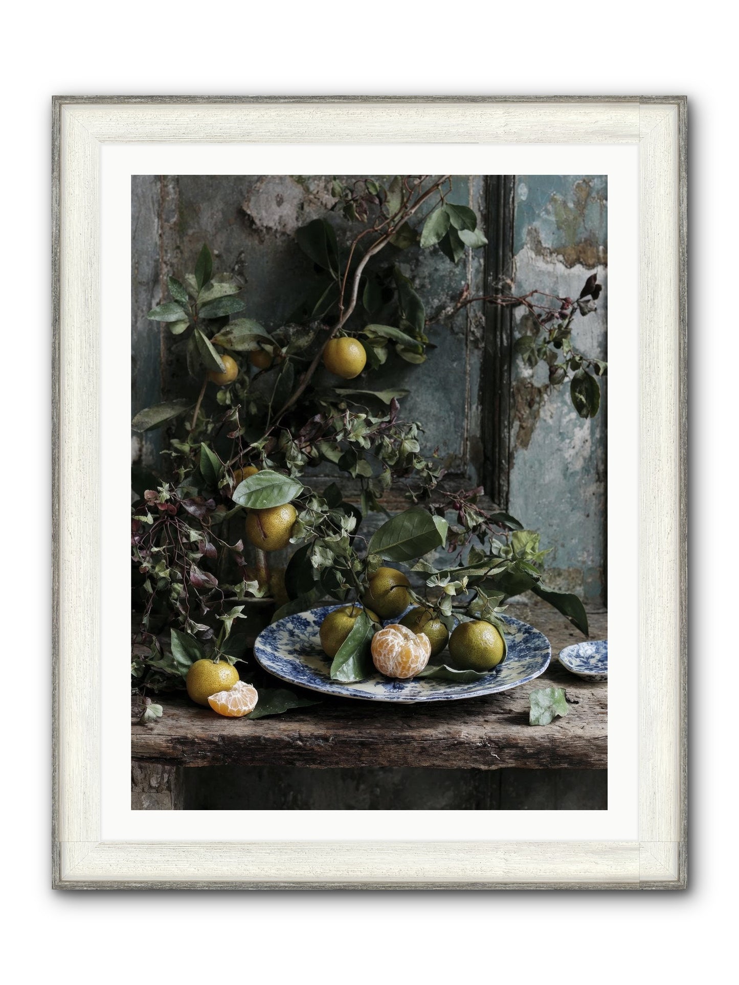 Wonderful Things Framed Print - Driftwood White 30x40