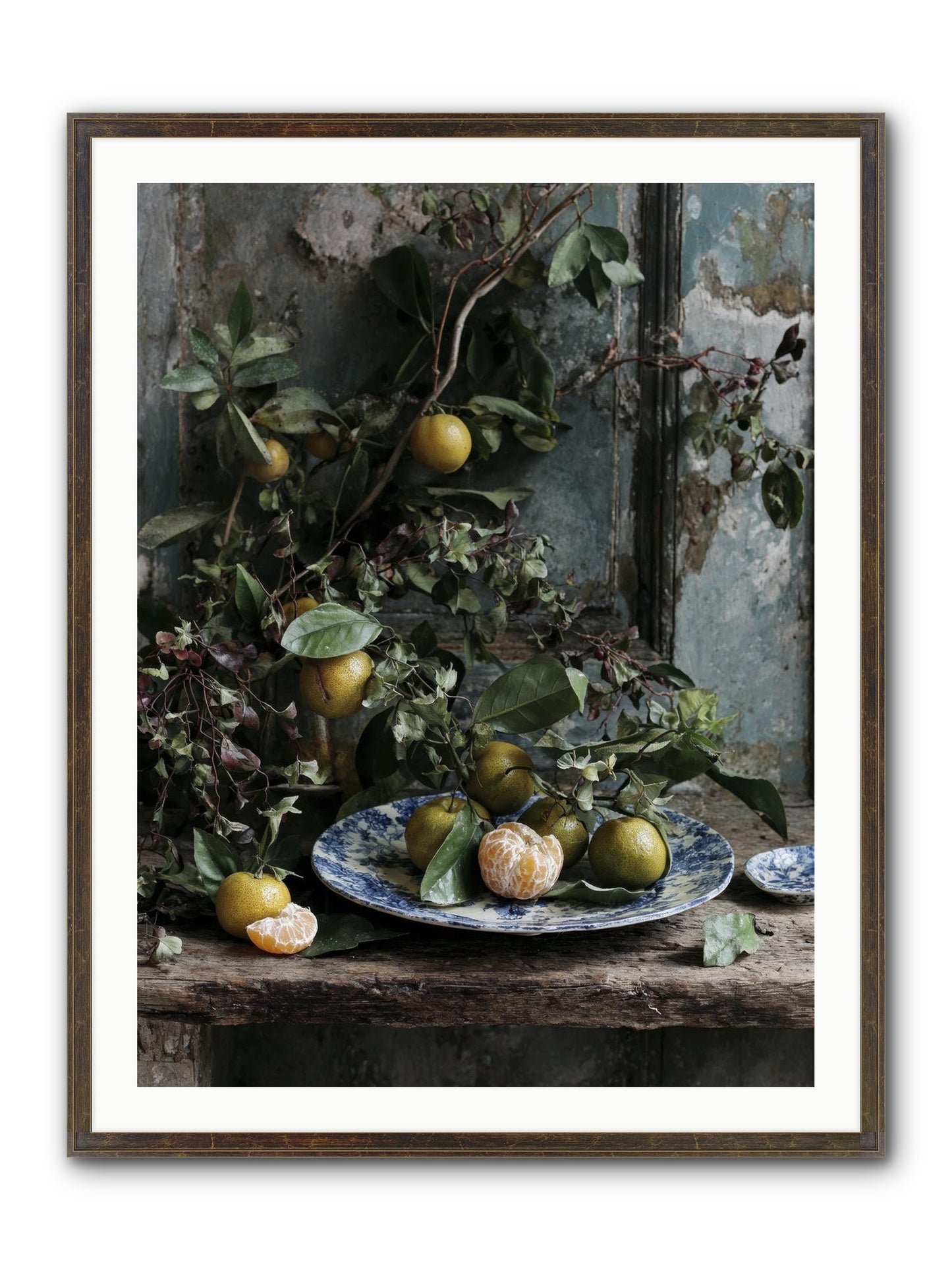 Wonderful Things Framed Print - Slimwoods Black/Gold 30x40