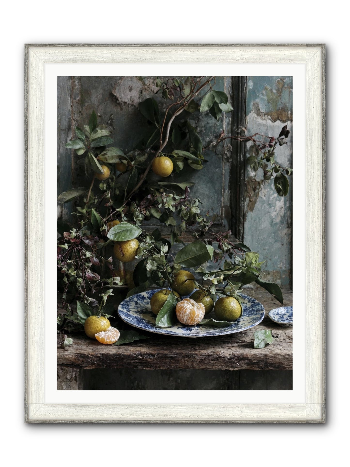 Wonderful Things Framed Print - Driftwood White 36x48