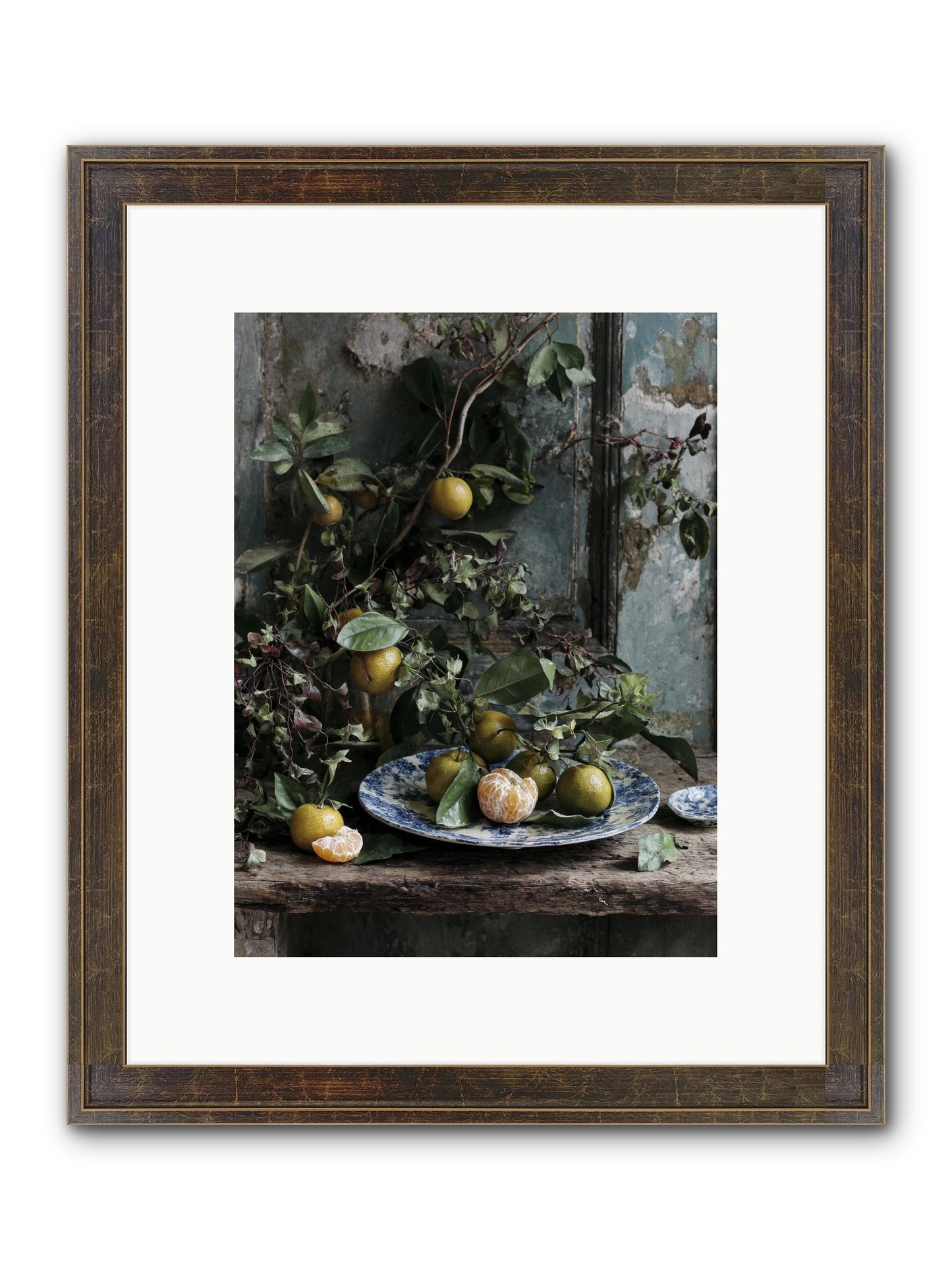 Wonderful Things Framed Print - Slimwoods Black/Gold 9x12