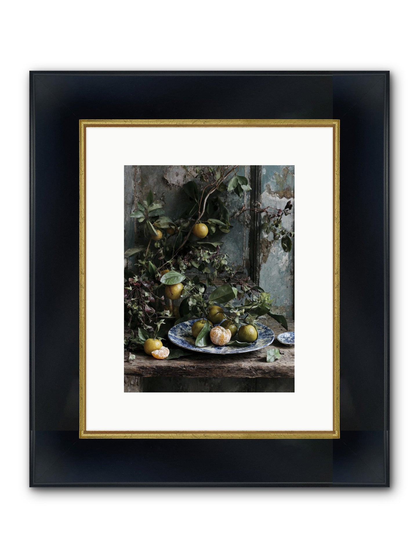 Wonderful Things Framed Print - Wide Black w/Gold 9x12