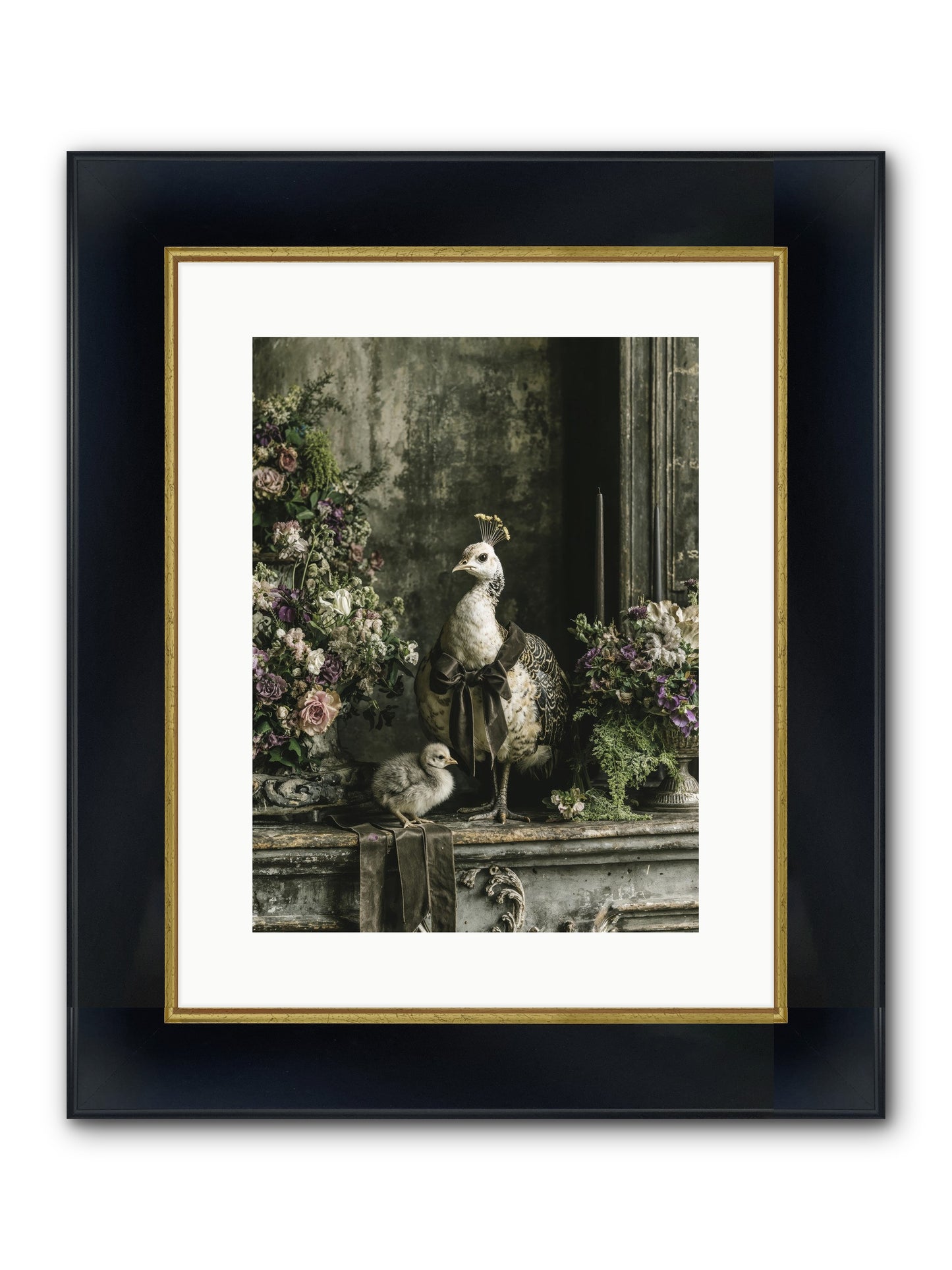 Wonderstruck Framed Print - Wide Black w/Gold 12x16