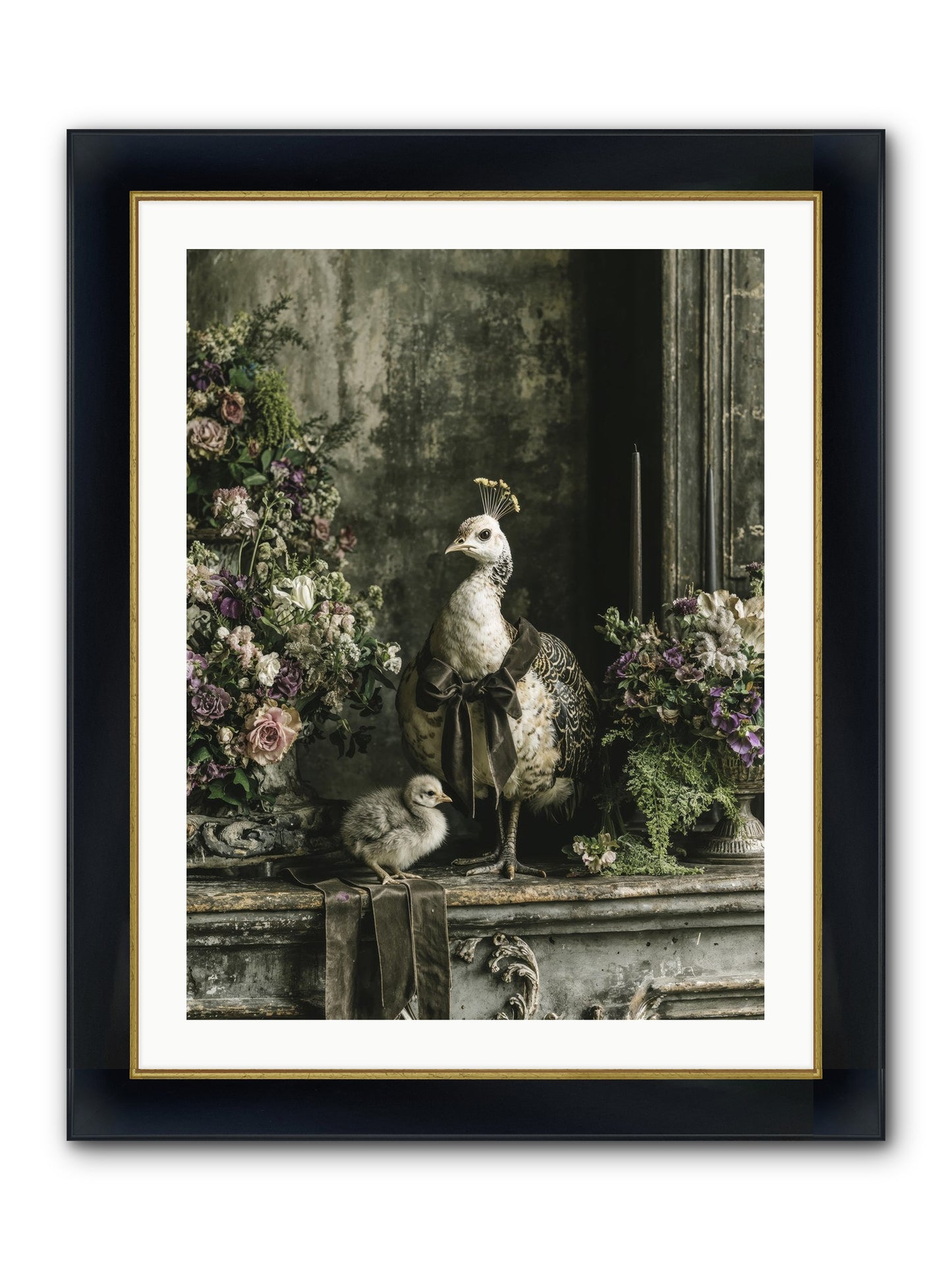 Wonderstruck Framed Print - Wide Black w/Gold 24x32