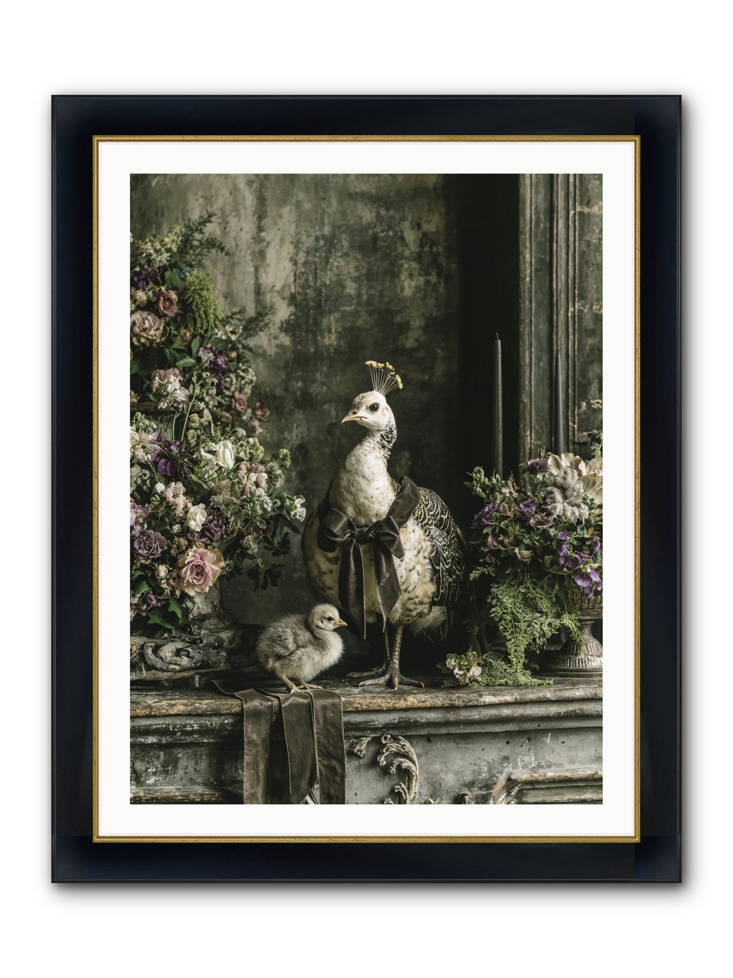 Wonderstruck Framed Print - Wide Black w/Gold 30x40