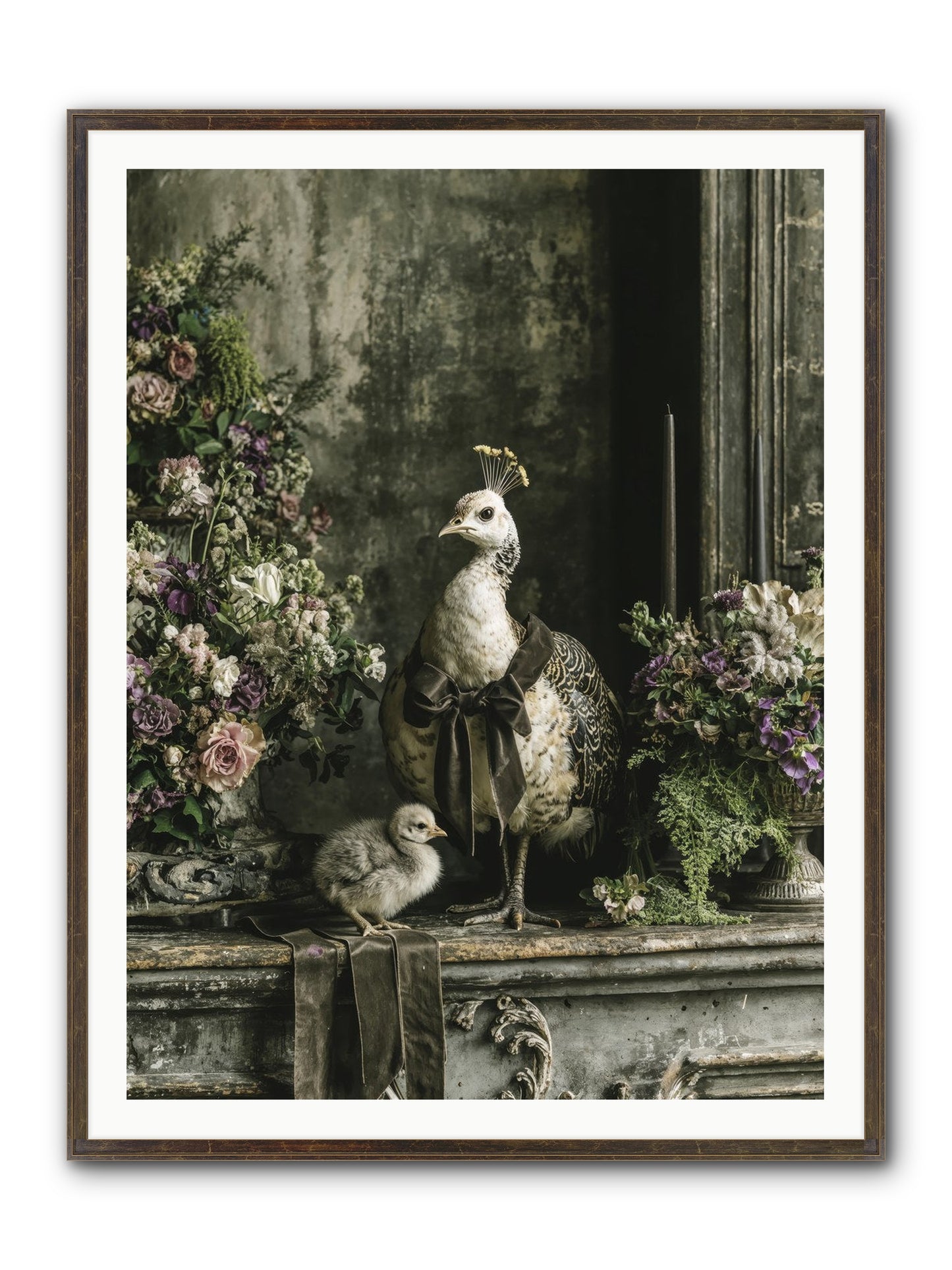 Wonderstruck Framed Print - Slimwoods Black/Gold 36x48