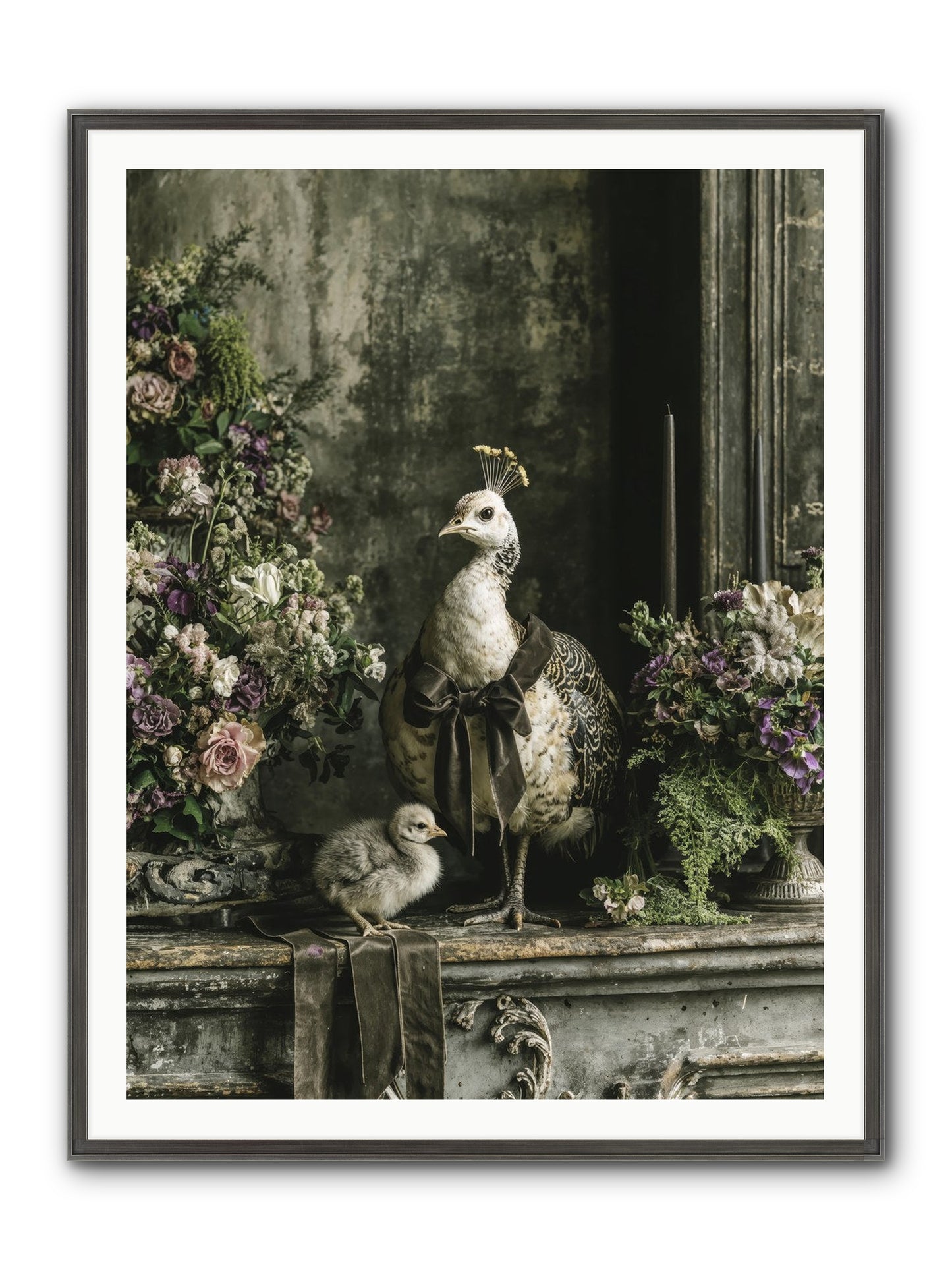 Wonderstruck Framed Print - Slimwoods Black/Silver 36x48