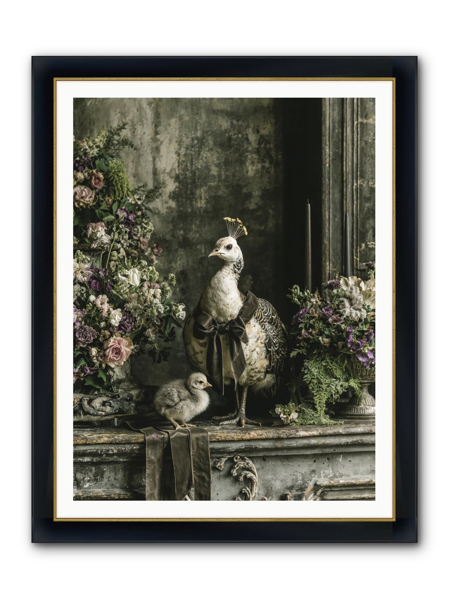 Wonderstruck Framed Print - Wide Black w/Gold 36x48