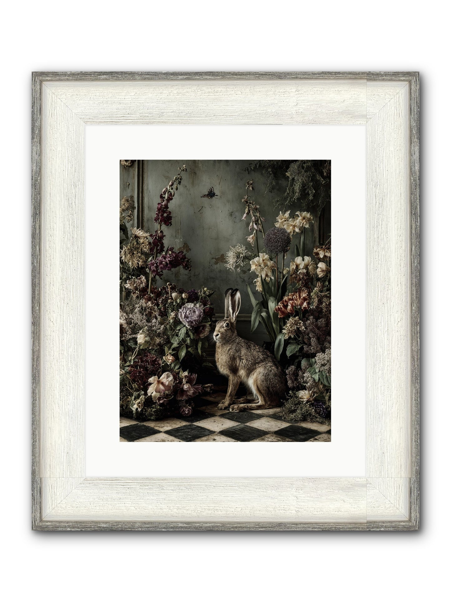 Woodland Enchantress Framed Print - Driftwood White 12x16