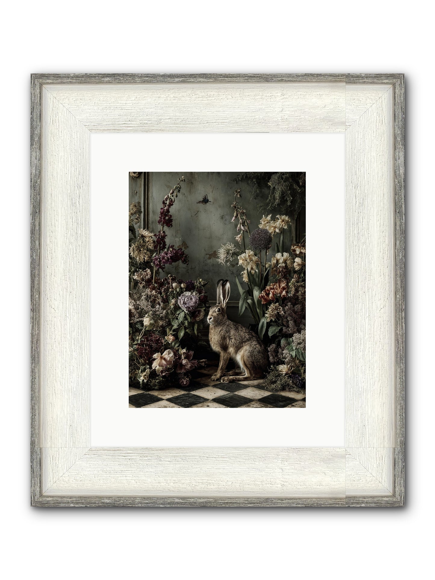 Woodland Enchantress Framed Print - Driftwood White 9x12
