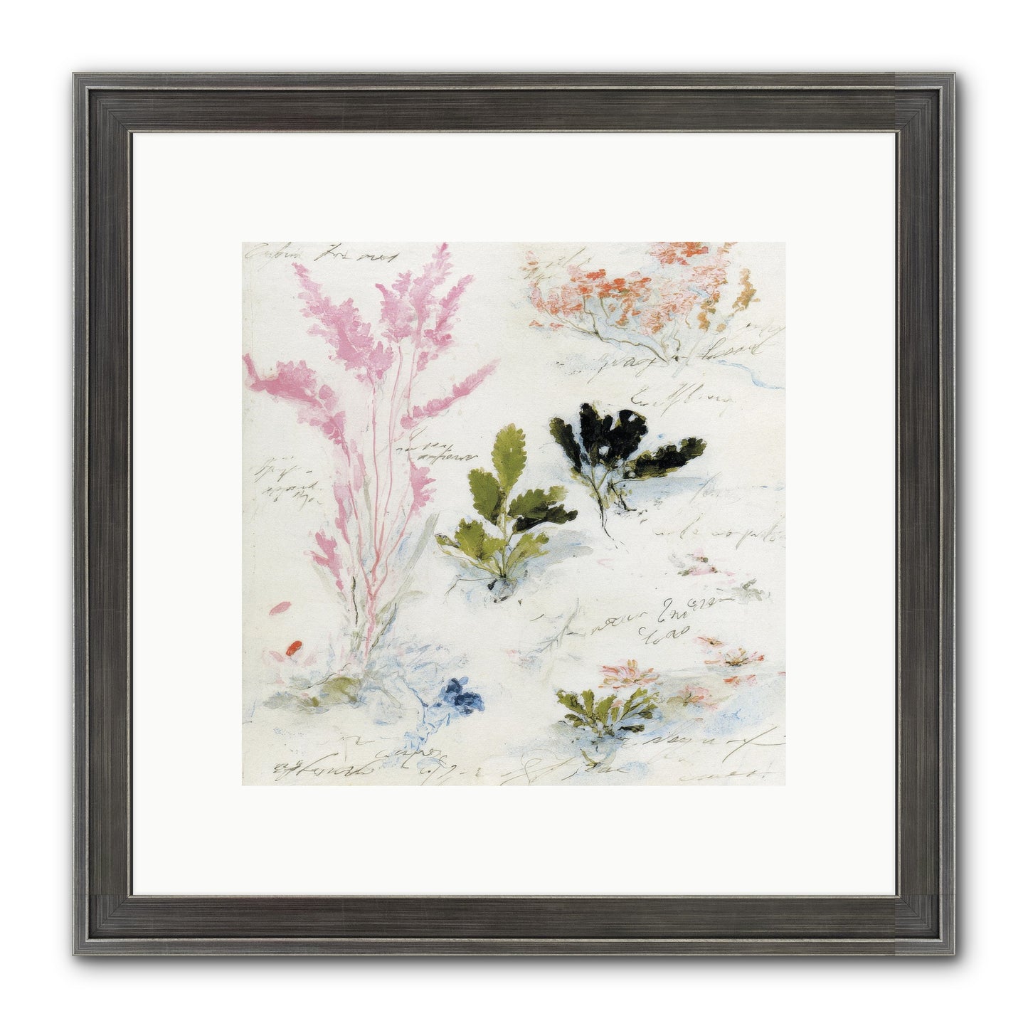 Woodland Memoir No.2 Framed Print - Slimwoods Black/Silver 10x10