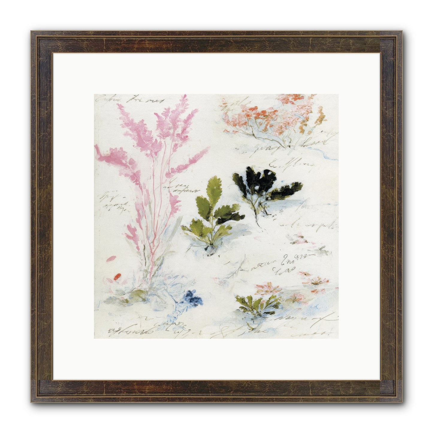Woodland Memoir No.2 Framed Print - Slimwoods Black/Gold 12x12