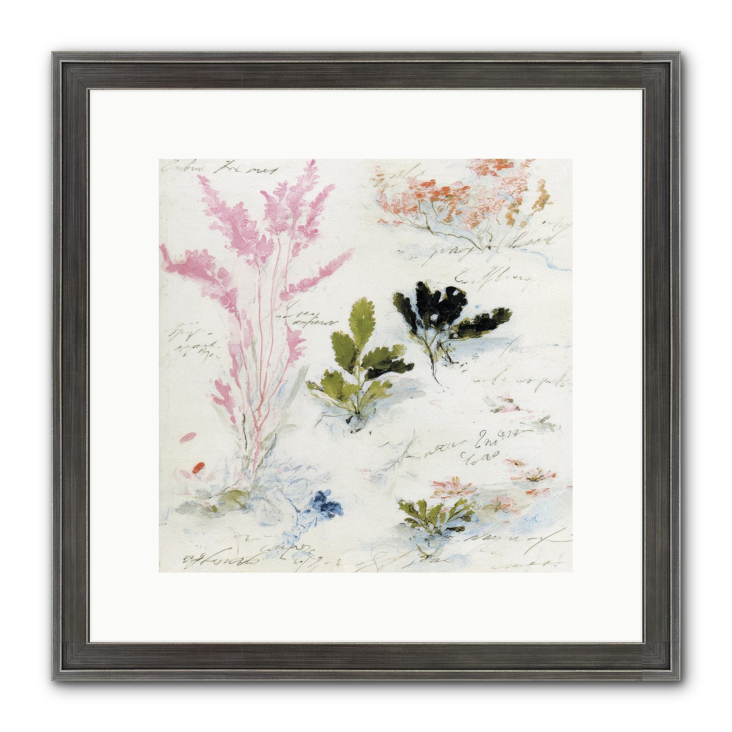 Woodland Memoir No.2 Framed Print - Slimwoods Black/Silver 12x12