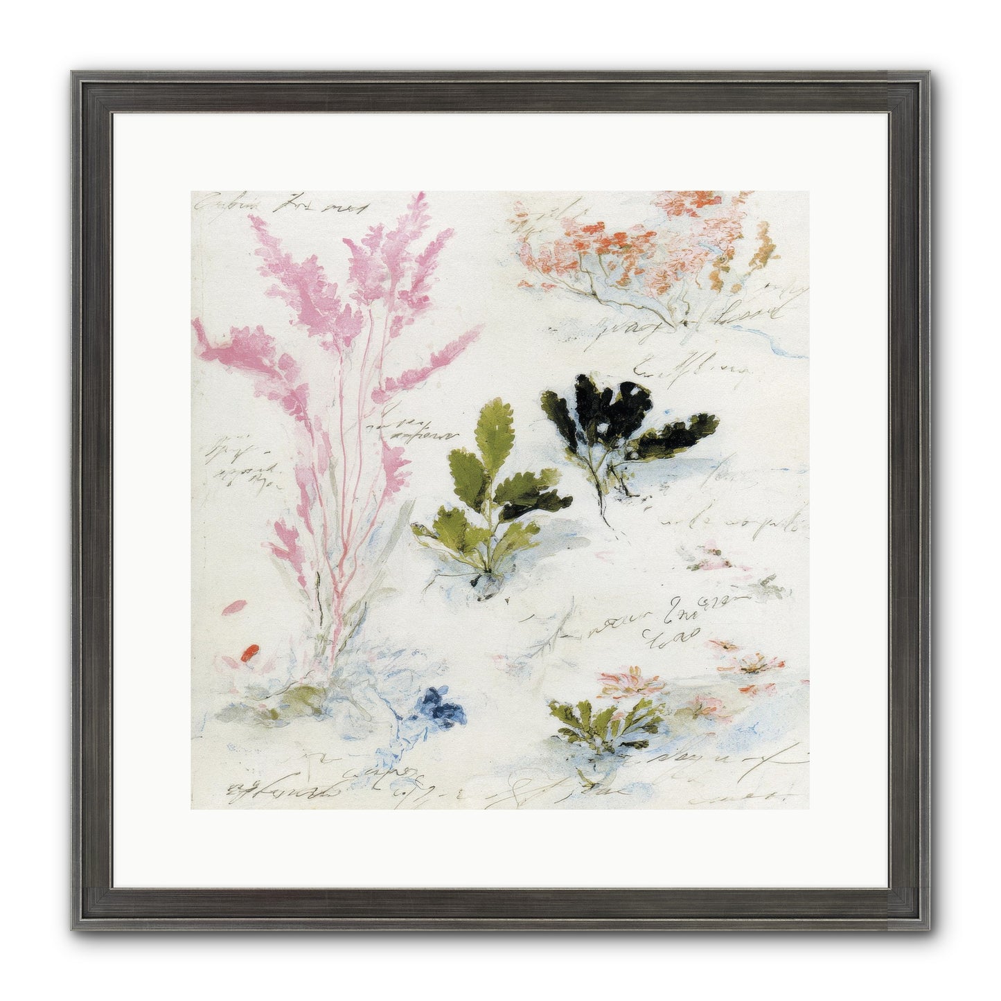 Woodland Memoir No.2 Framed Print - Slimwoods Black/Silver 16x16