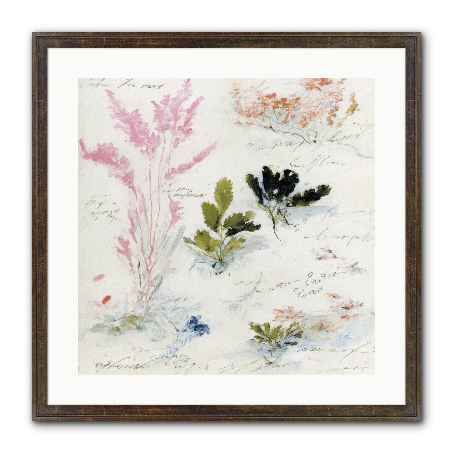 Woodland Memoir No.2 Framed Print - Slimwoods Black/Gold 20x20