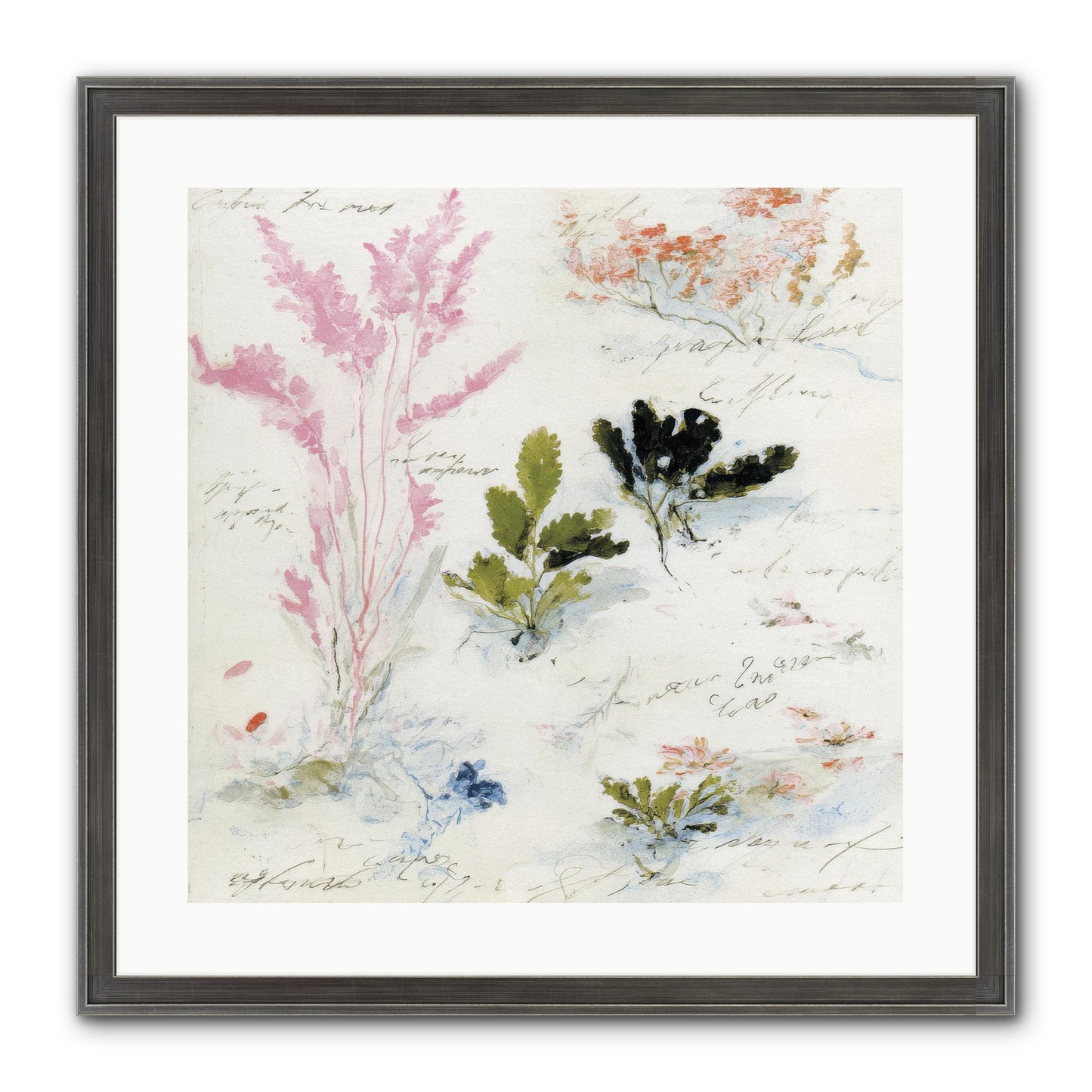 Woodland Memoir No.2 Framed Print - Slimwoods Black/Silver 20x20