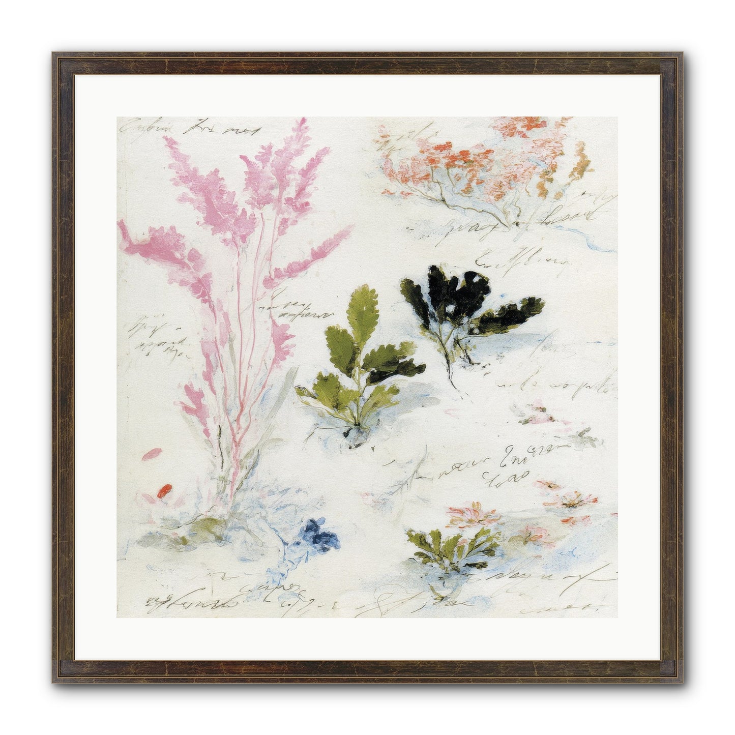 Woodland Memoir No.2 Framed Print - Slimwoods Black/Gold 24x24