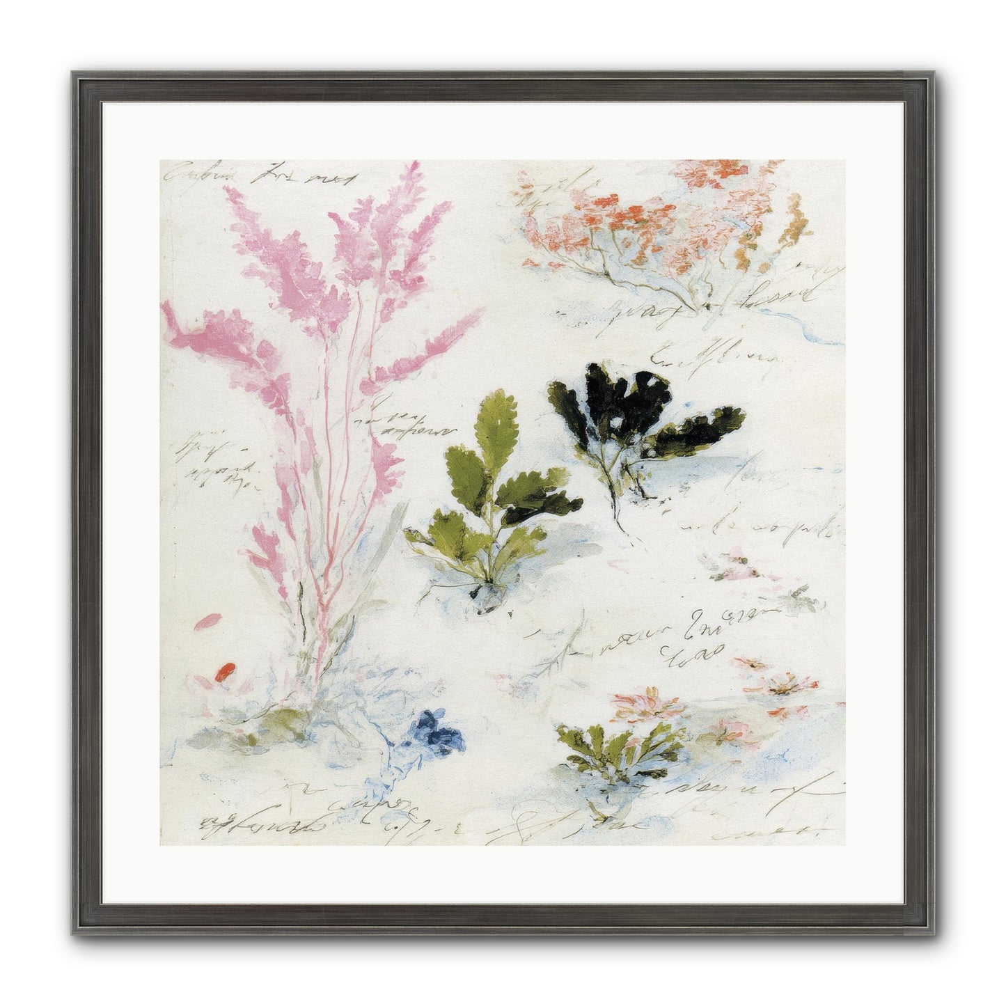 Woodland Memoir No.2 Framed Print - Slimwoods Black/Silver 24x24