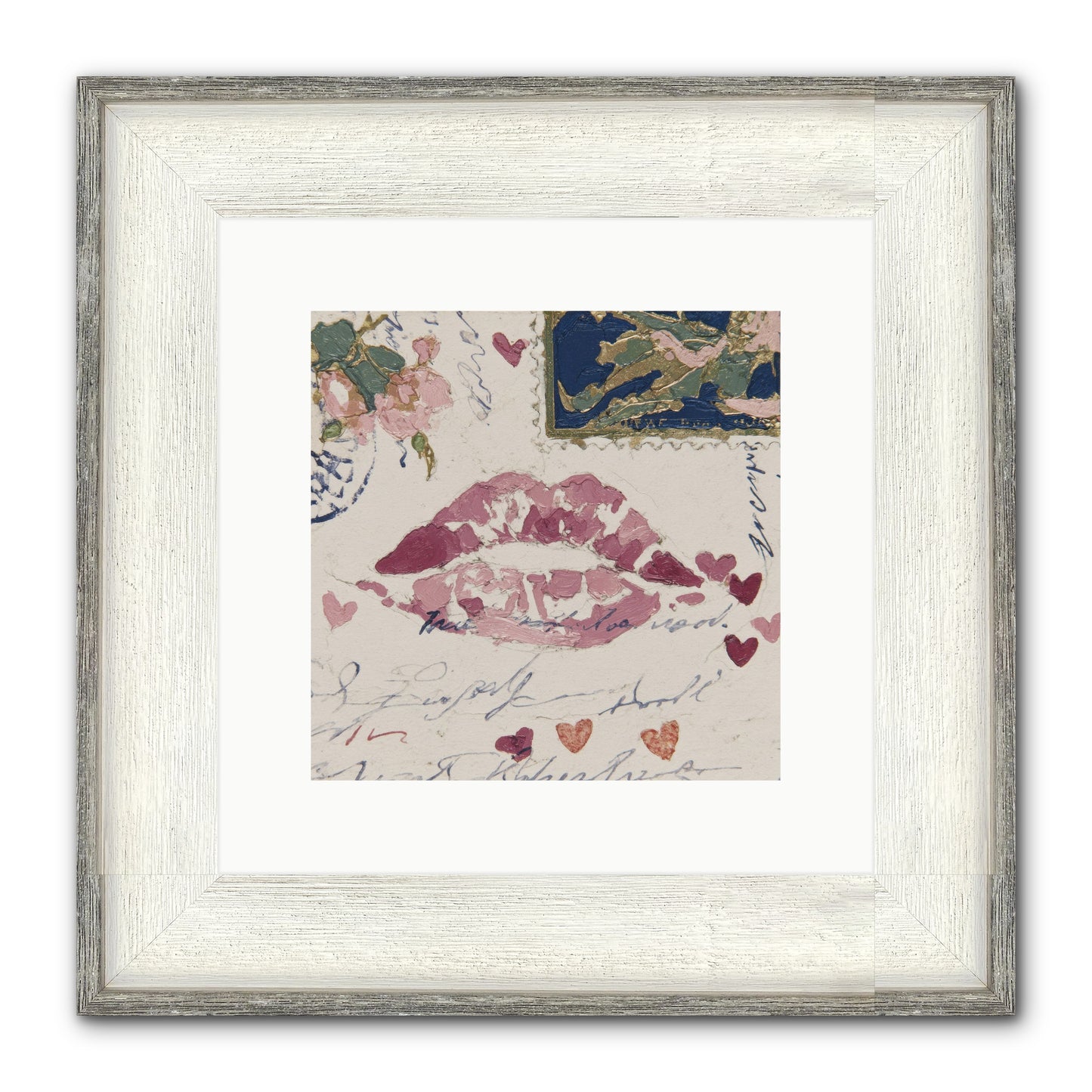 Worth Waiting For Framed Print - Driftwood White 10x10