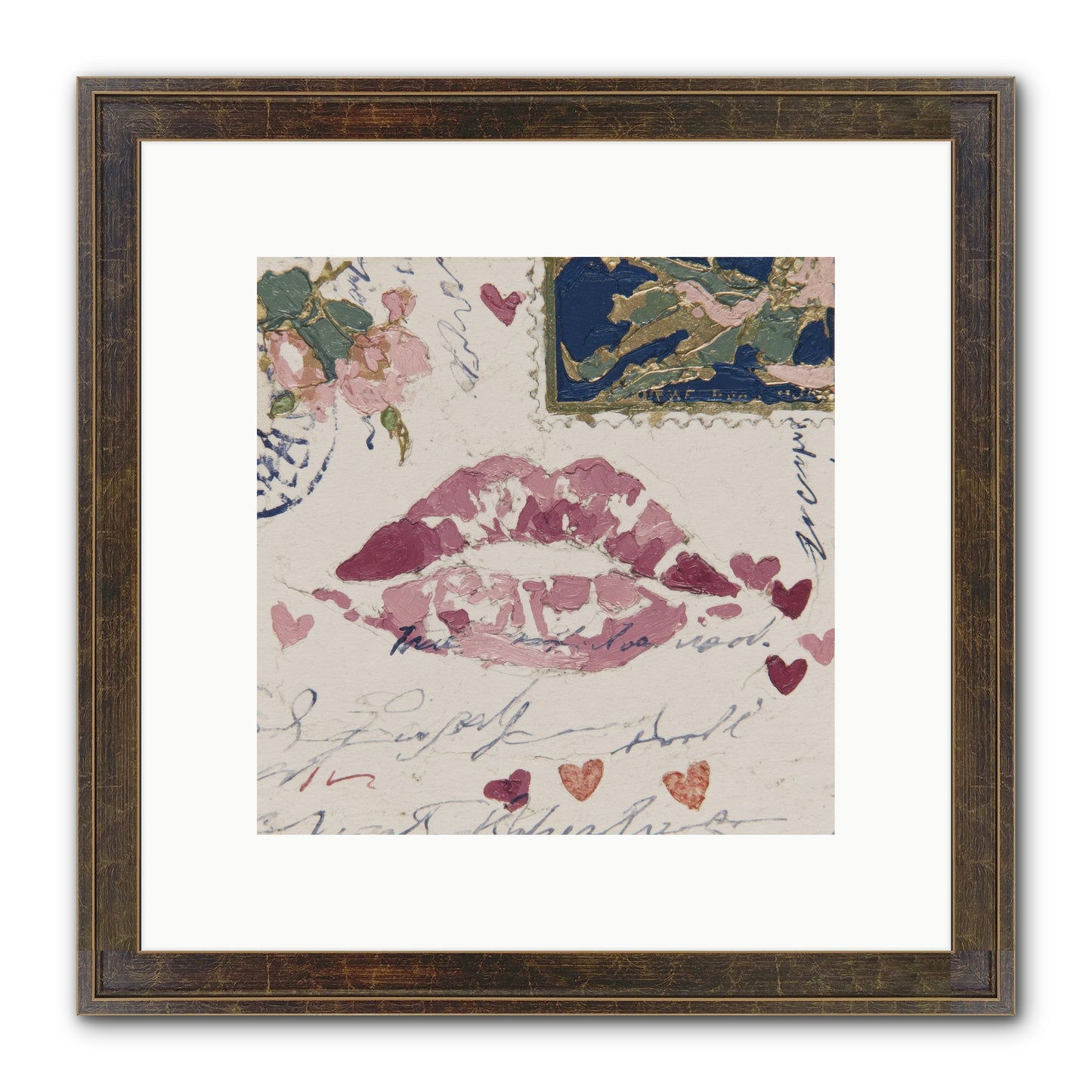 Worth Waiting For Framed Print - Slimwoods Black/Gold 10x10