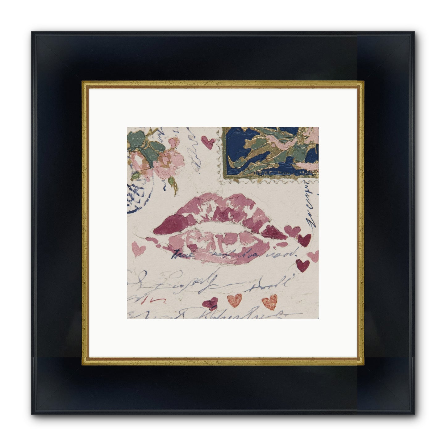 Worth Waiting For Framed Print - Wide Black w/Gold 10x10