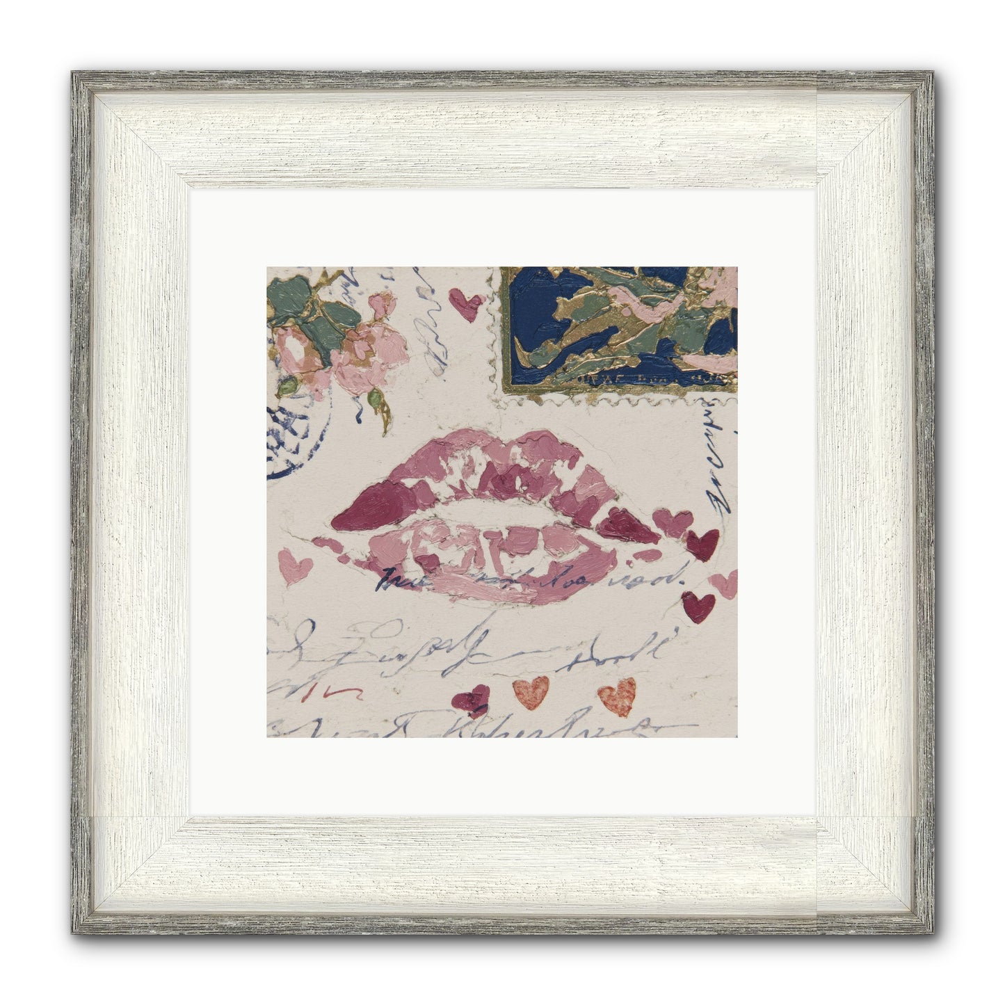 Worth Waiting For Framed Print - Driftwood White 12x12