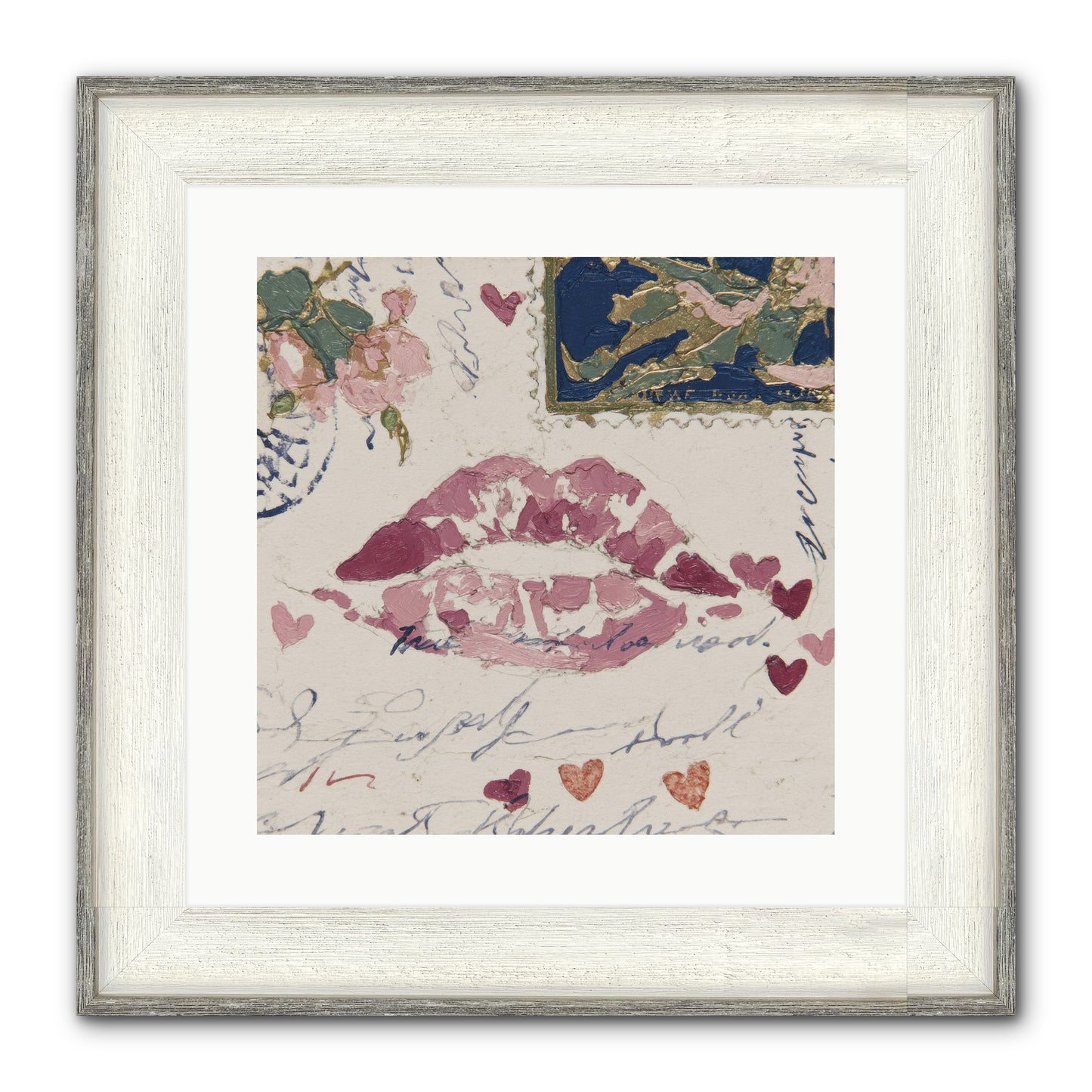 Worth Waiting For Framed Print - Driftwood White 16x16