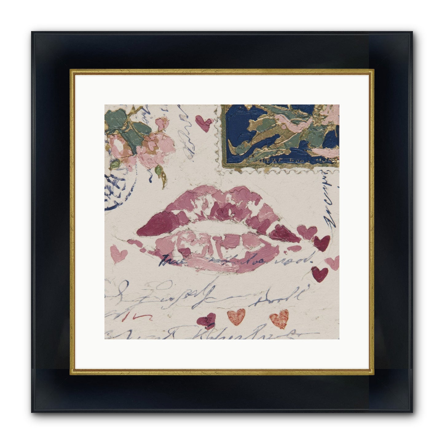 Worth Waiting For Framed Print - Wide Black w/Gold 16x16