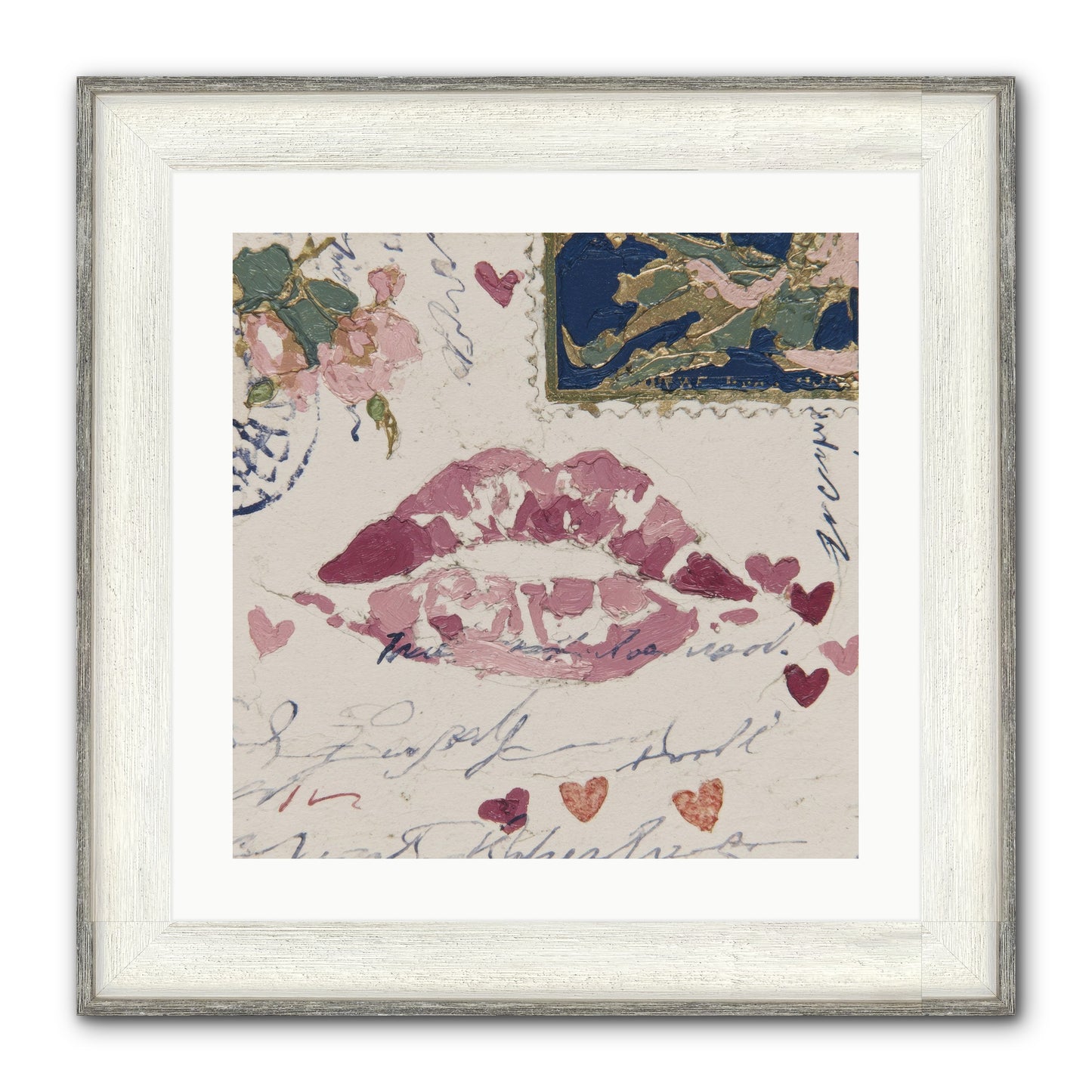Worth Waiting For Framed Print - Driftwood White 20x20