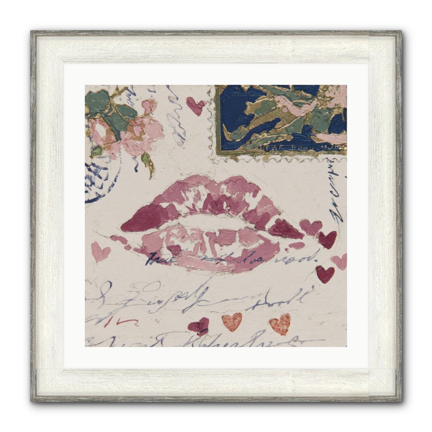 Worth Waiting For Framed Print - Driftwood White 24x24