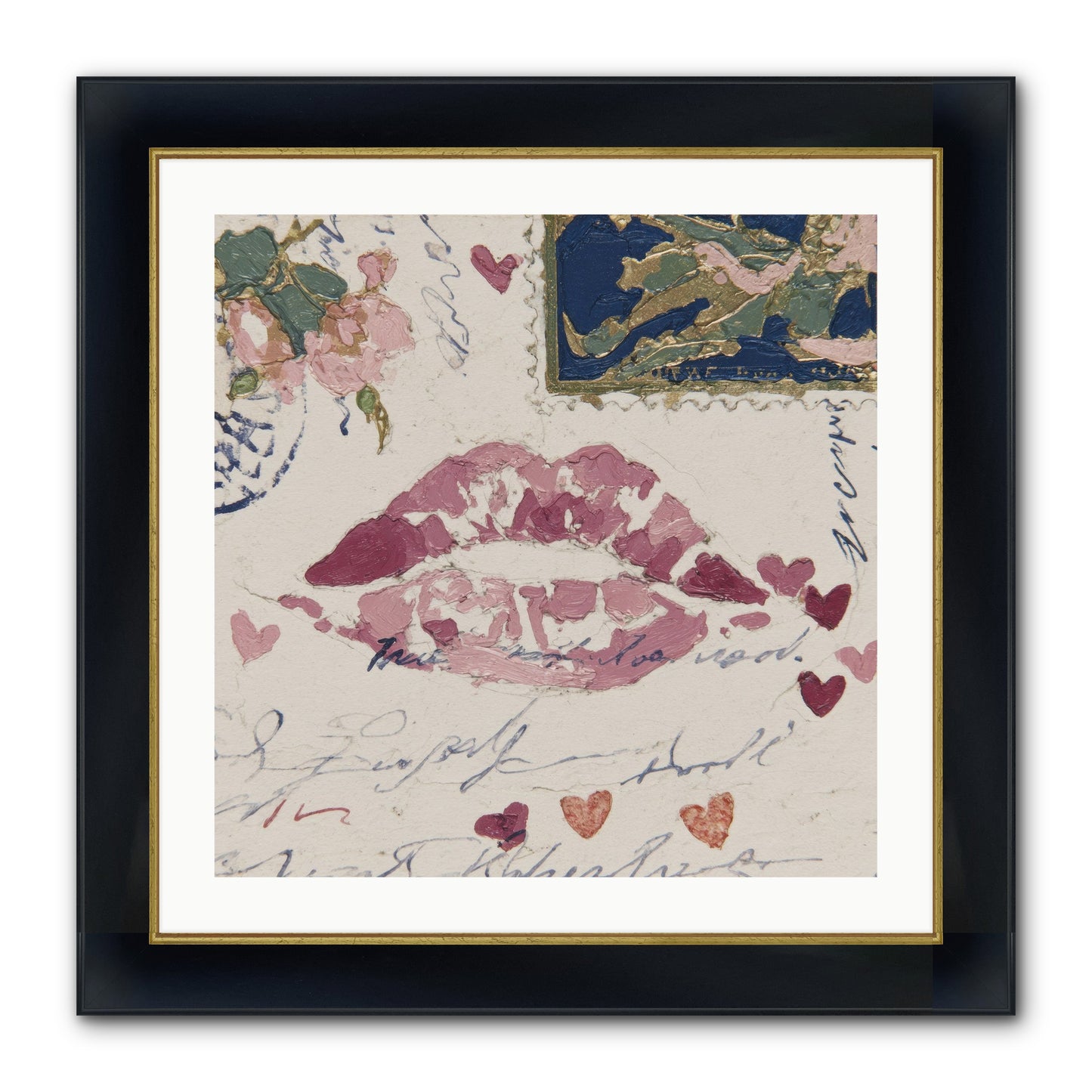 Worth Waiting For Framed Print - Wide Black w/Gold 24x24