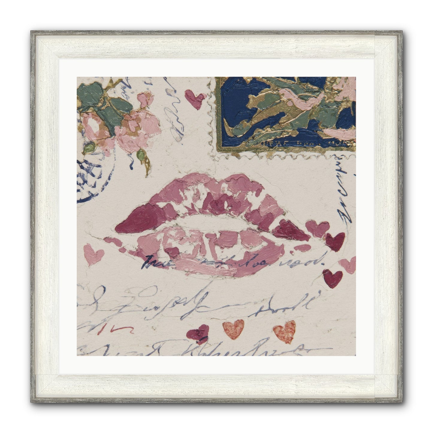 Worth Waiting For Framed Print - Driftwood White 30x30