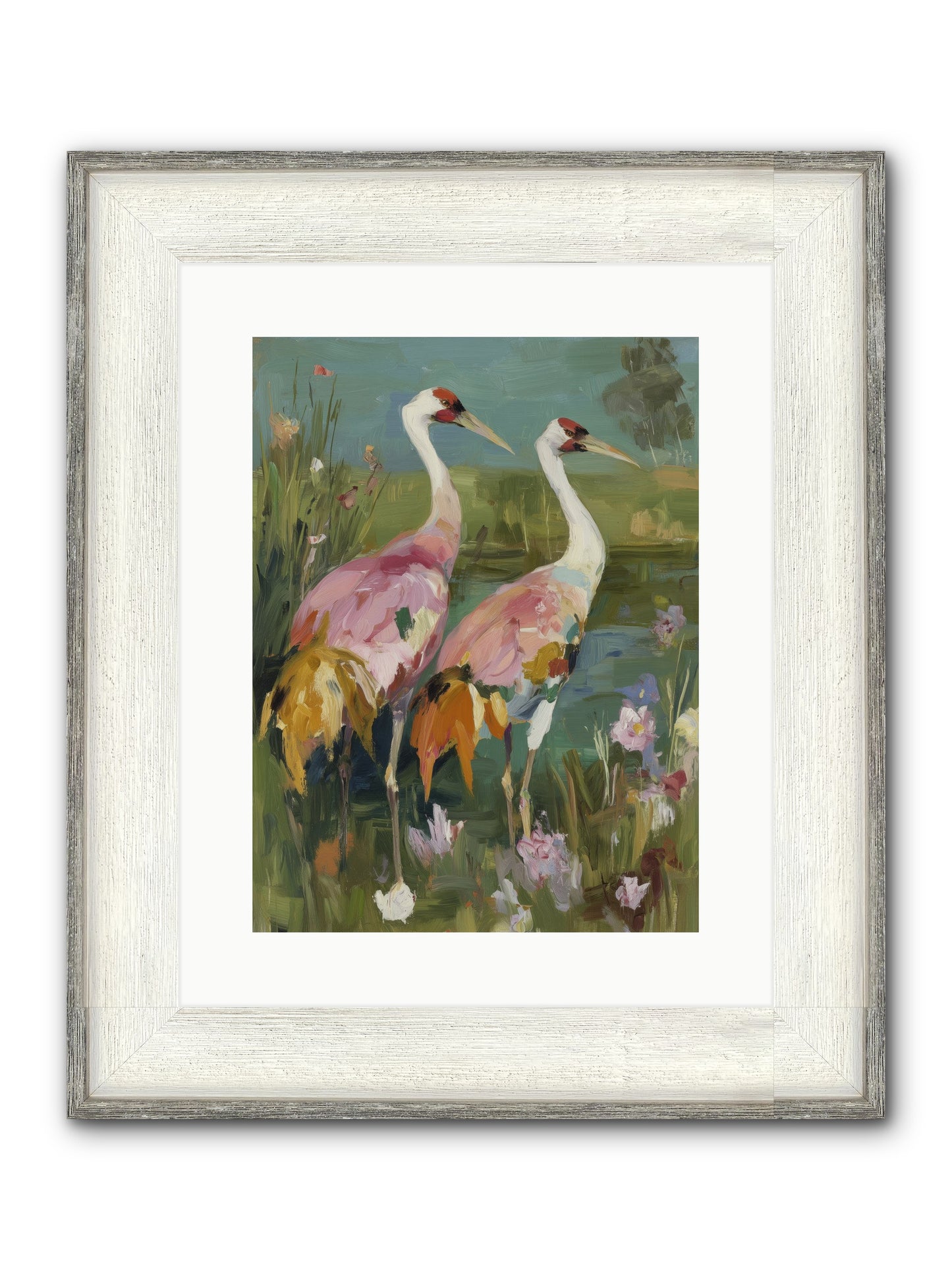 Woven Sanctuaries Framed Print - Driftwood White 12x16