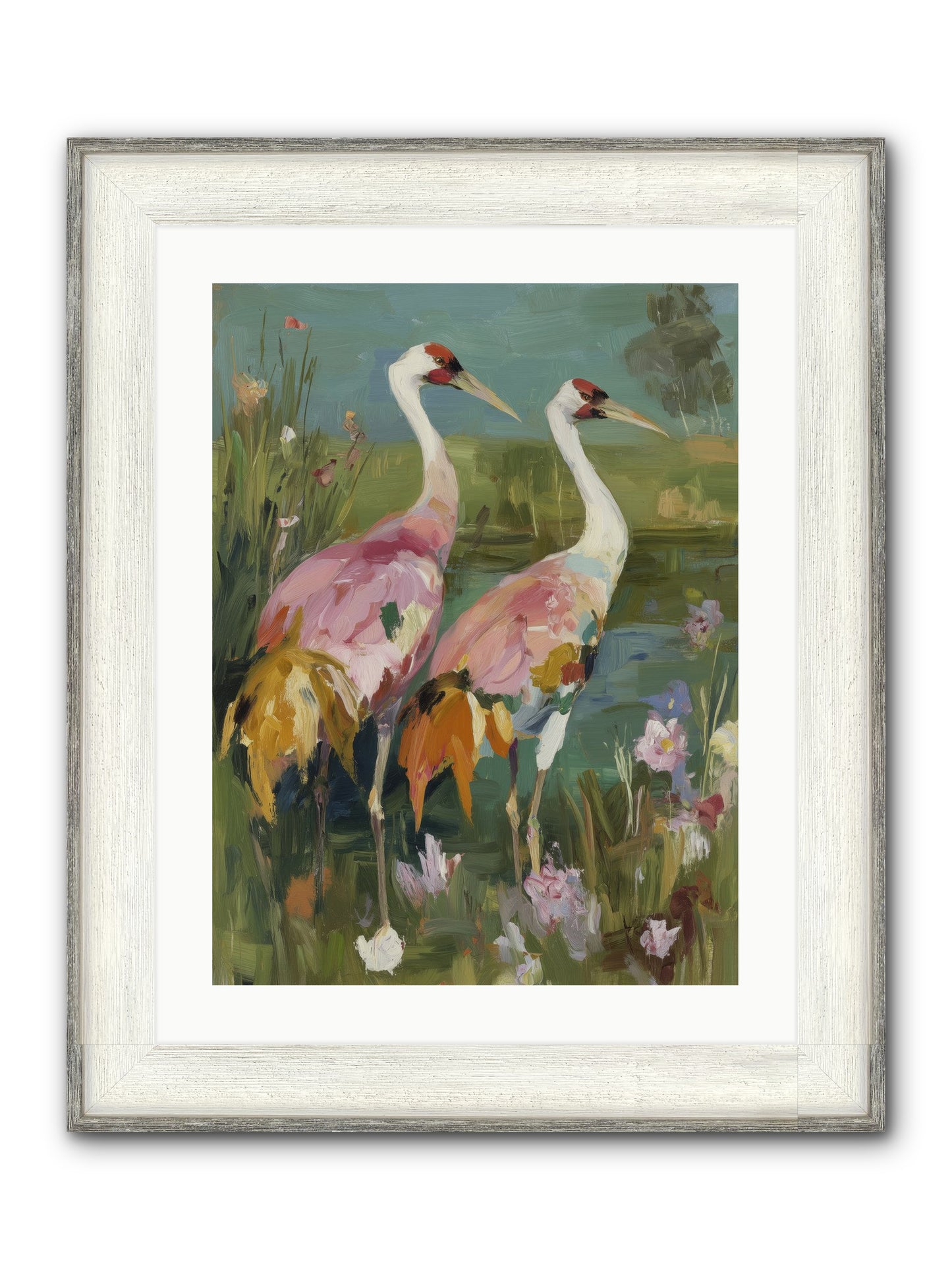 Woven Sanctuaries Framed Print - Driftwood White 18x24