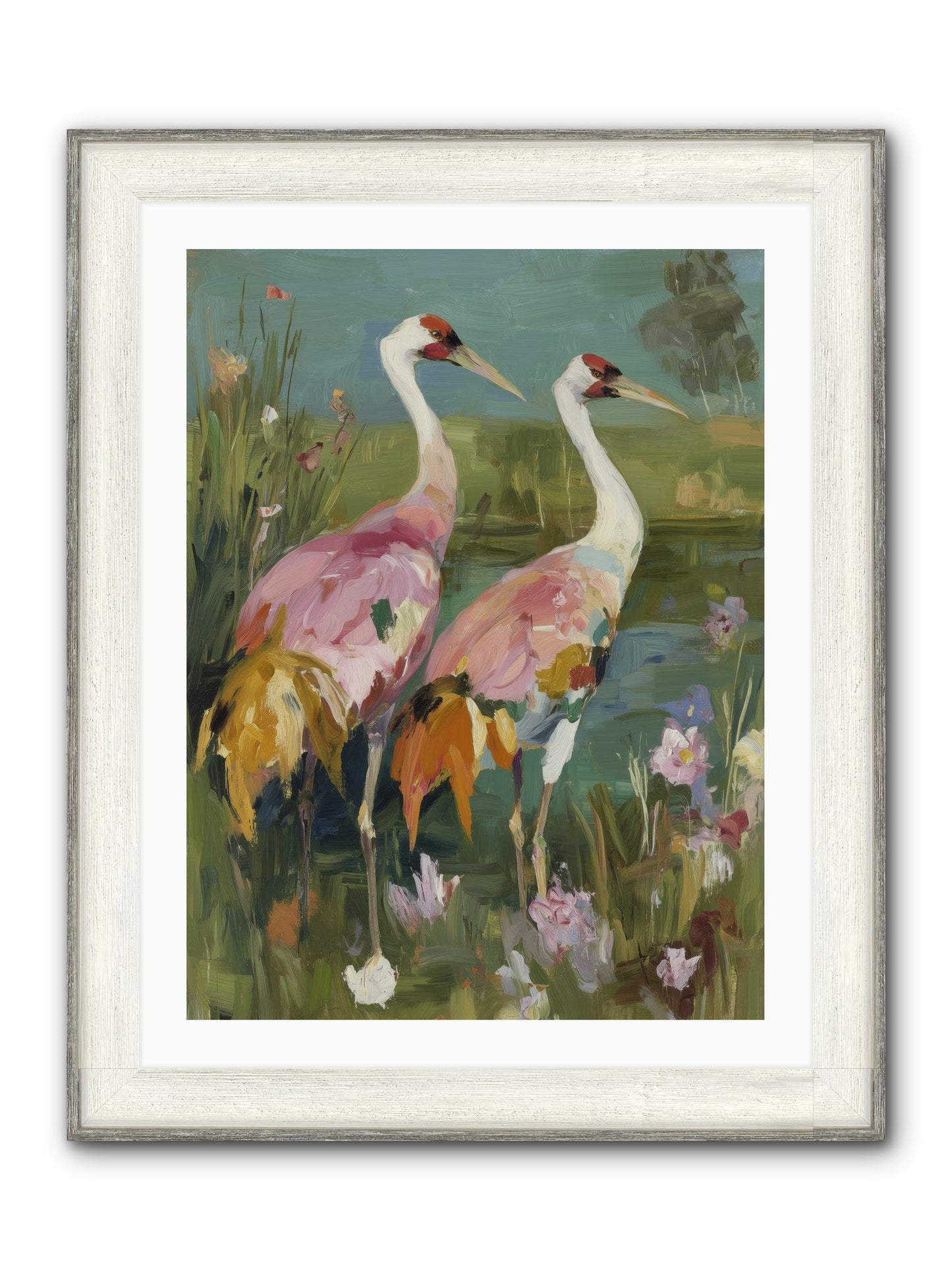 Woven Sanctuaries Framed Print - Driftwood White 24x32