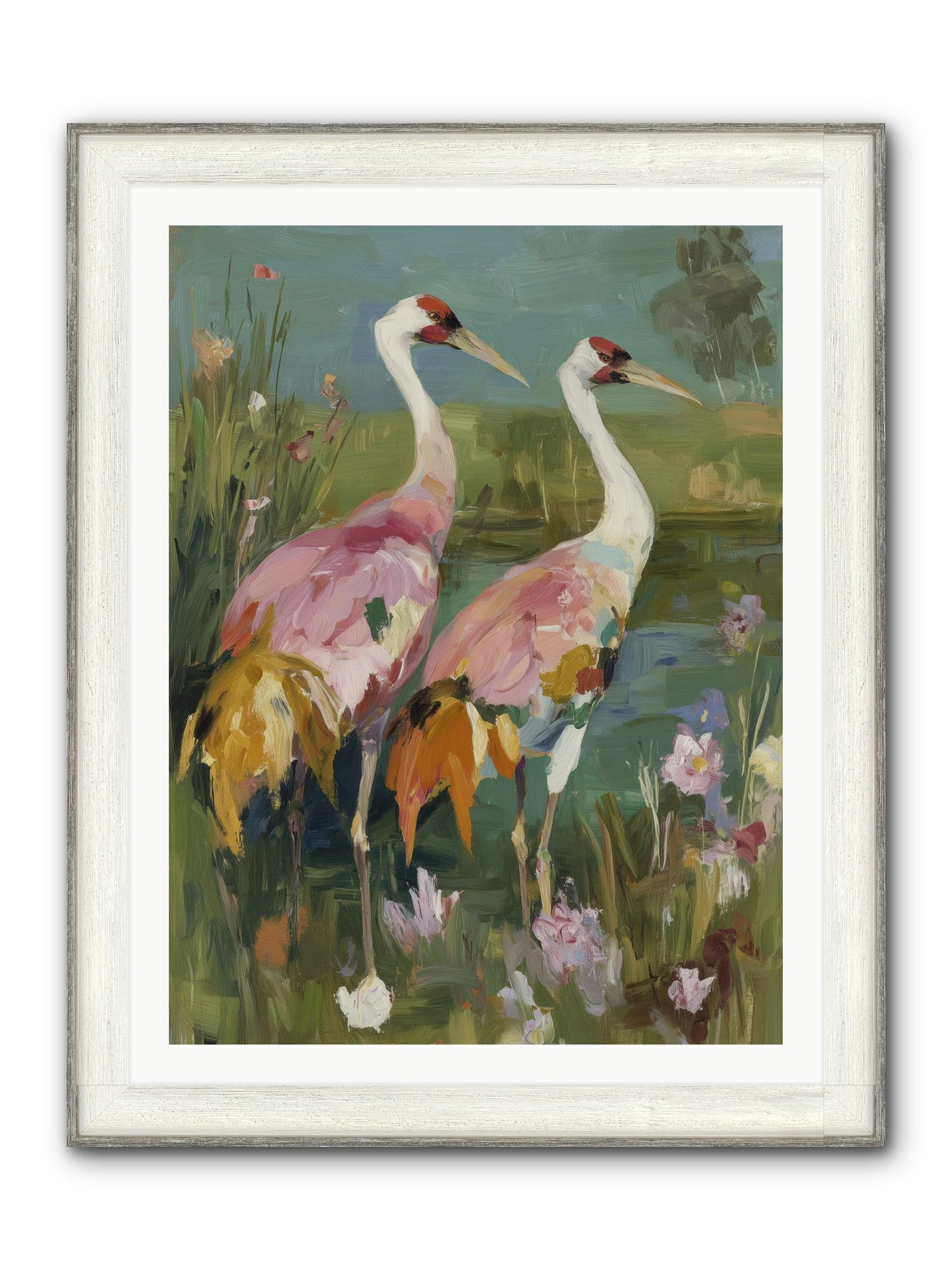 Woven Sanctuaries Framed Print - Driftwood White 30x40